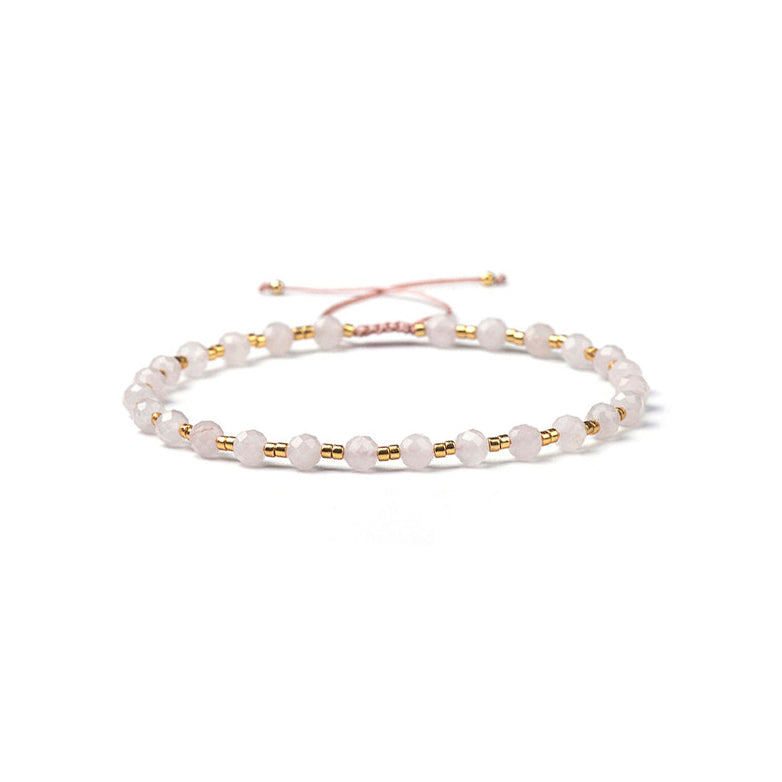 Rose Quartz String Bracelet