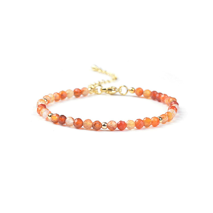 Carnelian Beaded Bracelet