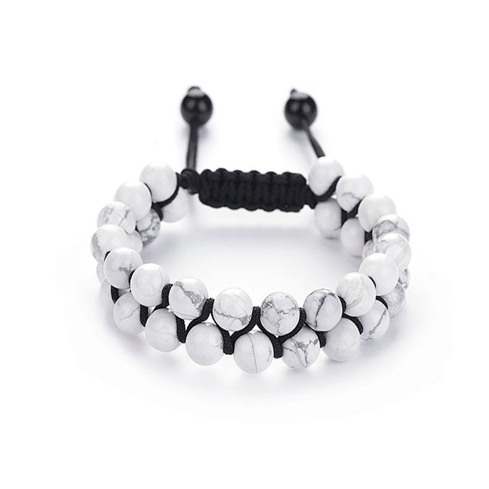 Howlite Double Layer Bracelet