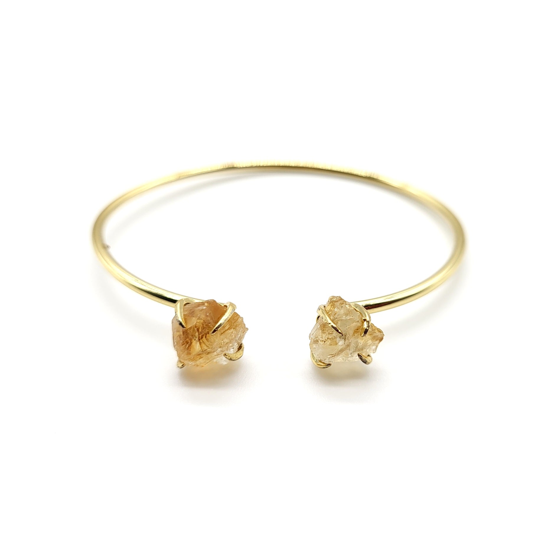 Claw Bangle - Citrine