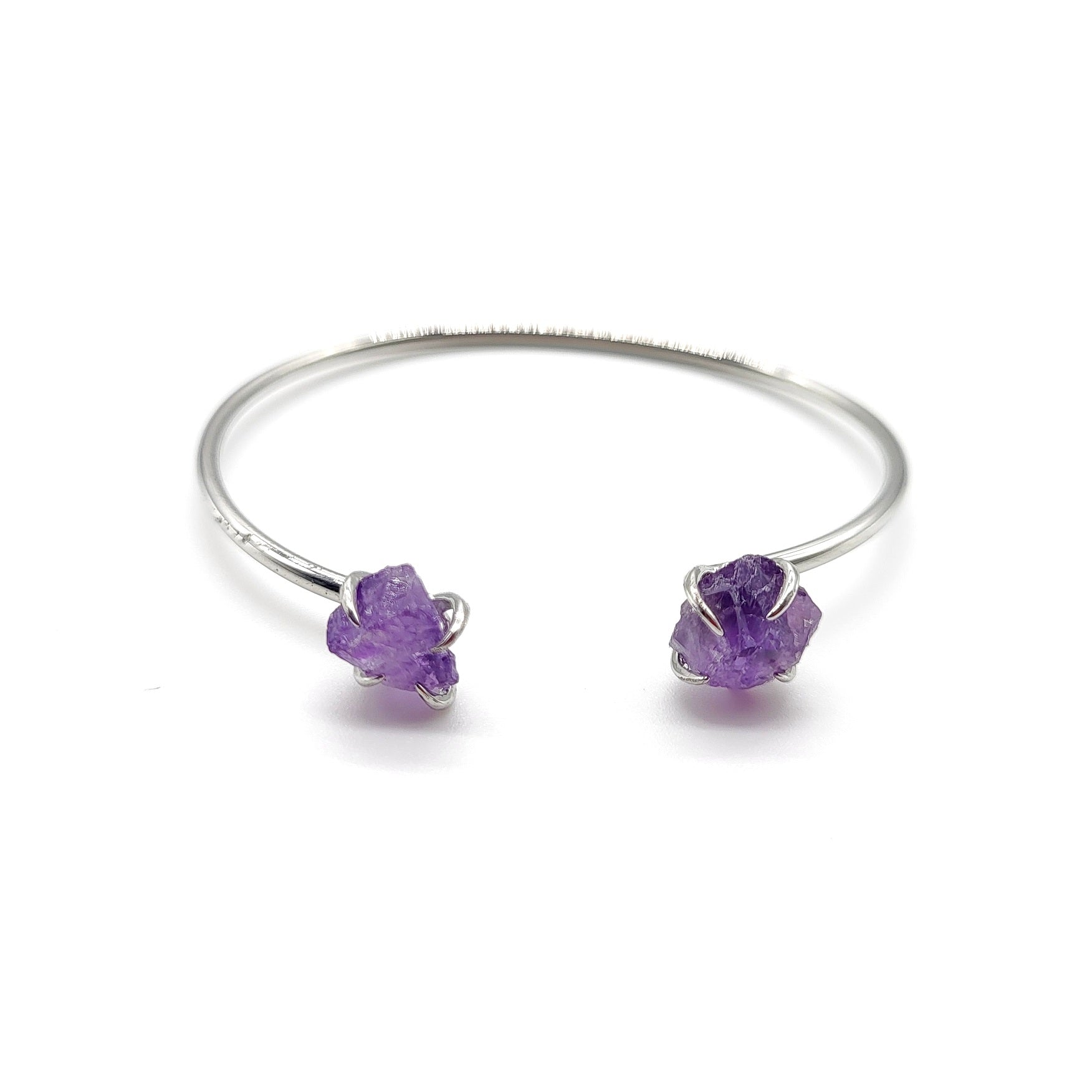 Claw Bangle - Amethyst