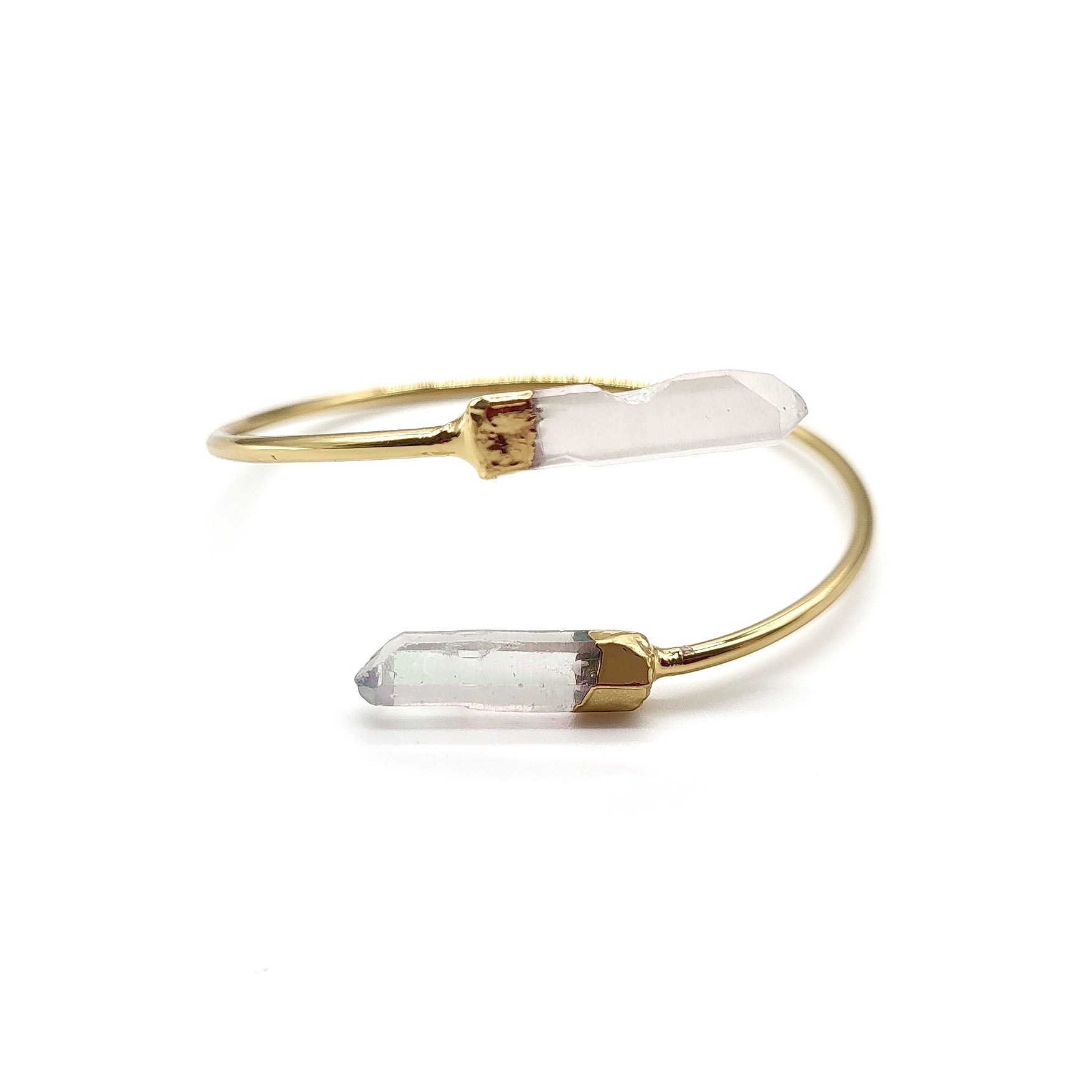Siren Bangle- Aura Quartz