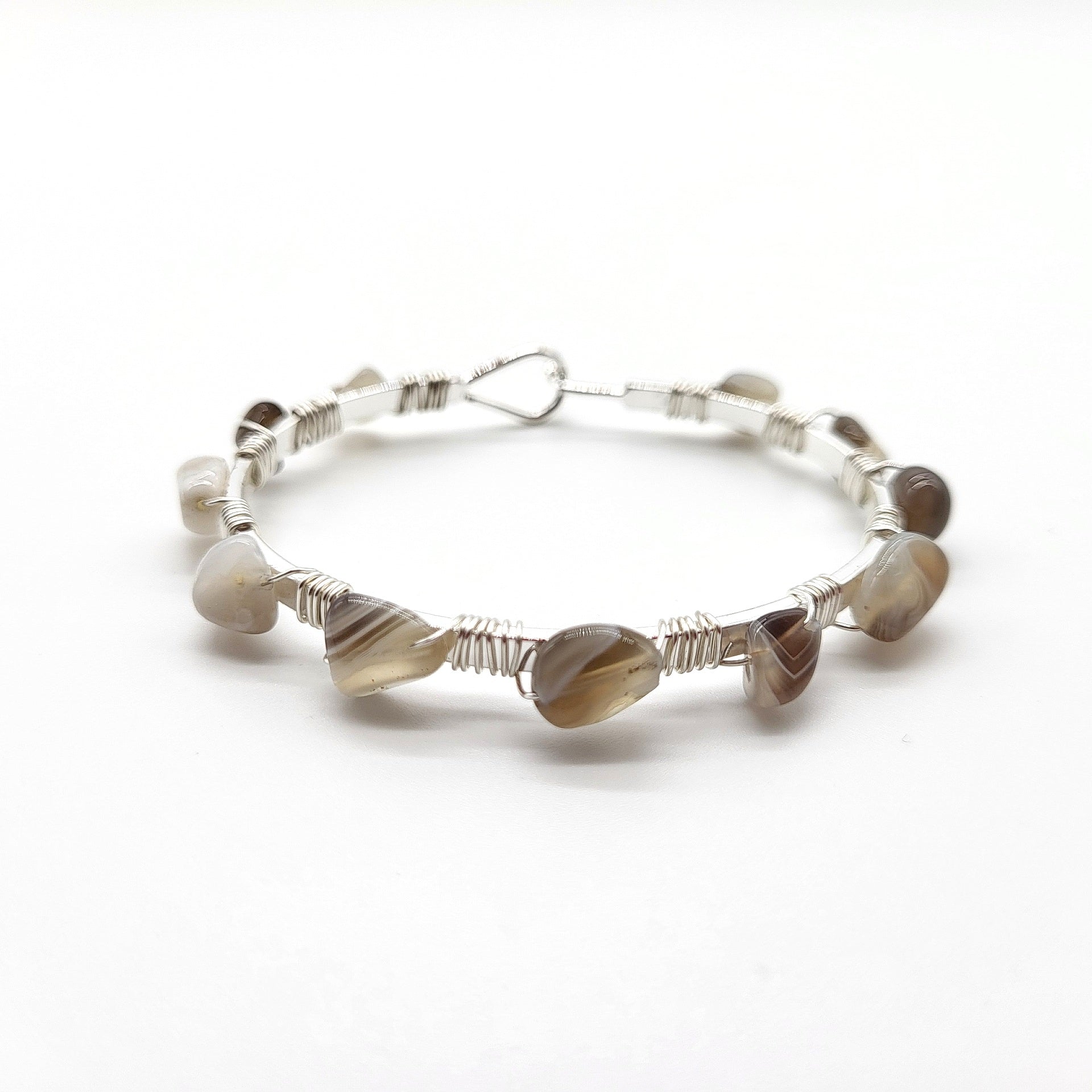 Boho Bangle - Agate