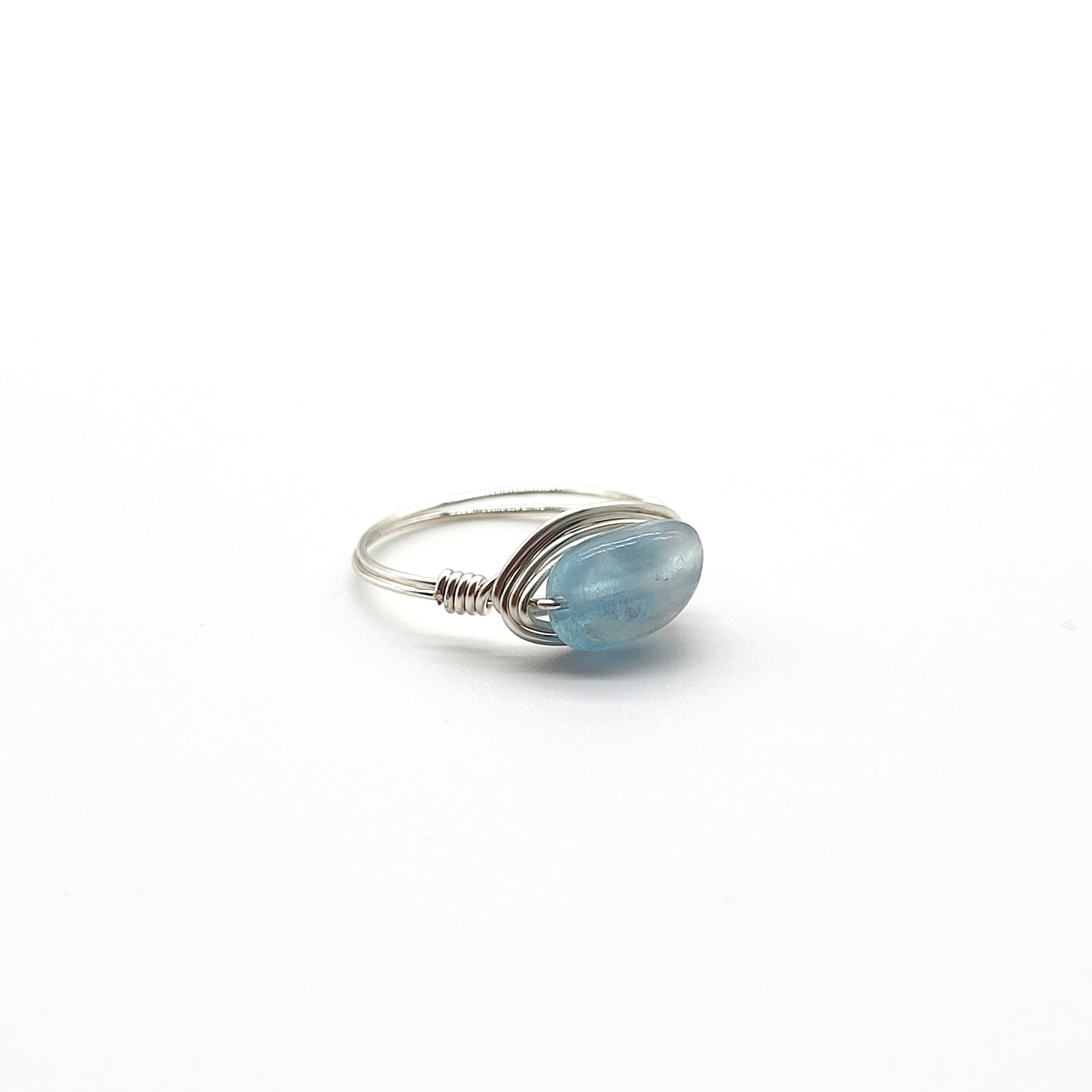 Tranquil Ring- Aquamarine