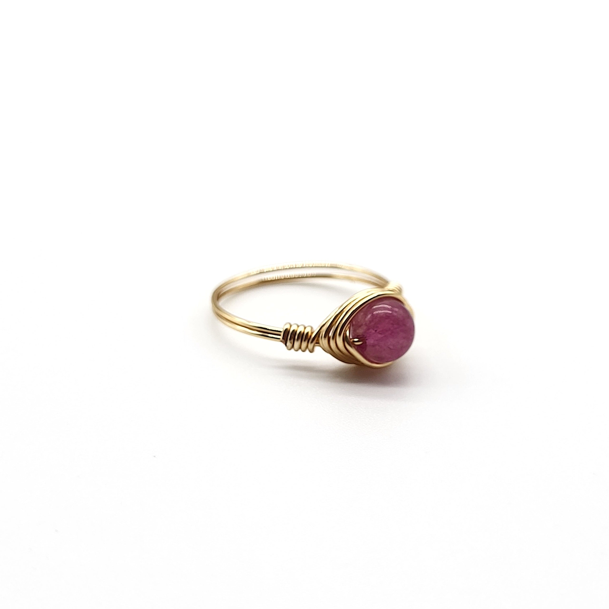 Moon Ring - Pink Tourmaline
