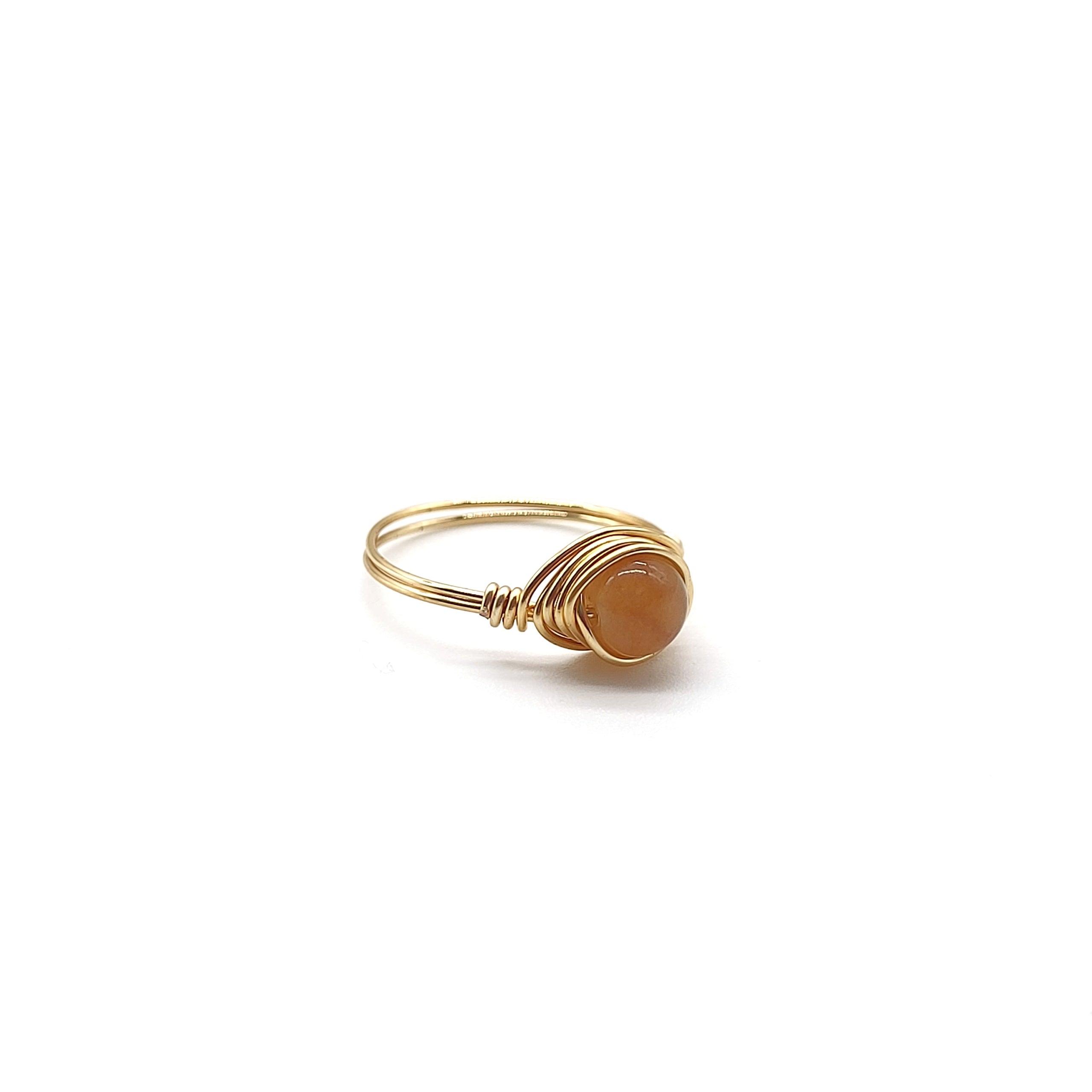 Moon Ring - Carnelian