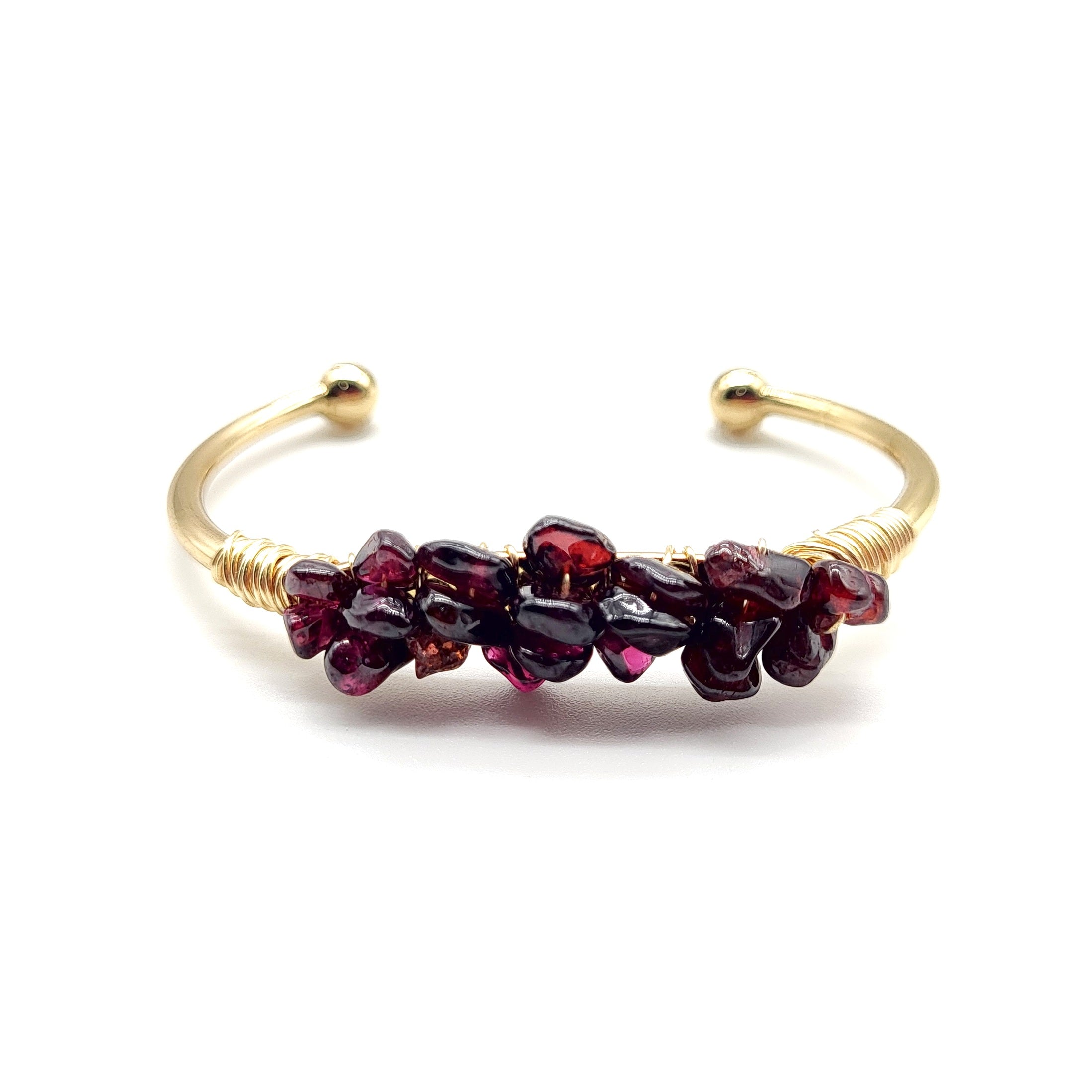 Mermaid Cuff - Garnet