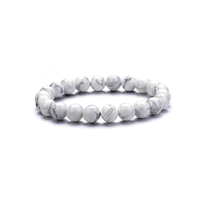 Howlite Stretch Bracelet