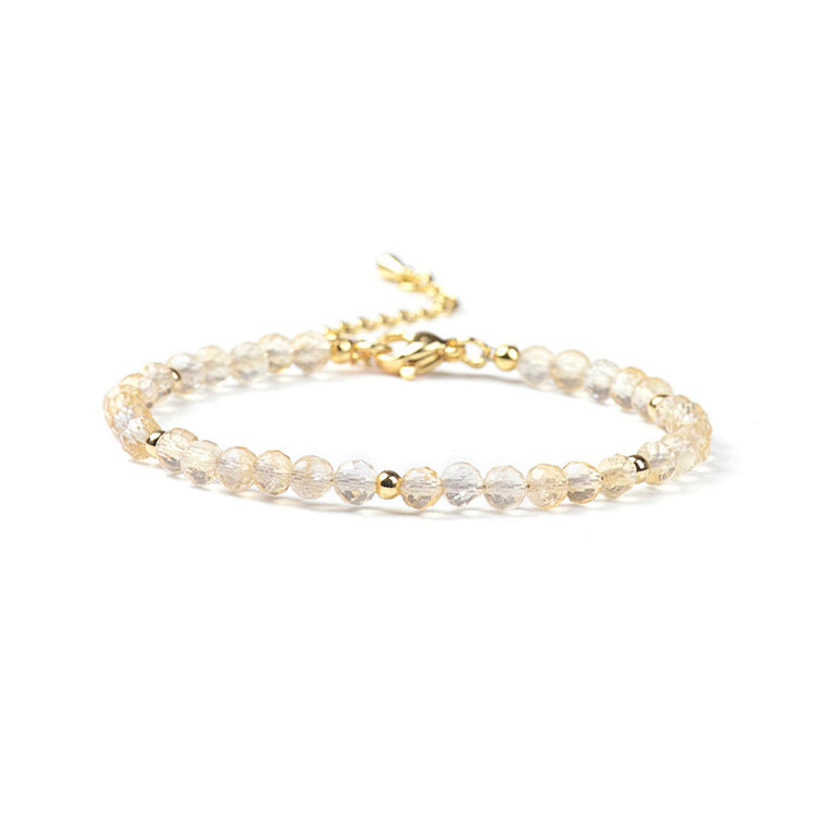 Citrine Beaded Bracelet