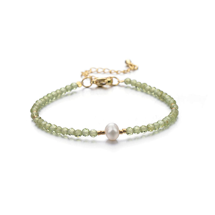 Peridot Beaded Bracelet