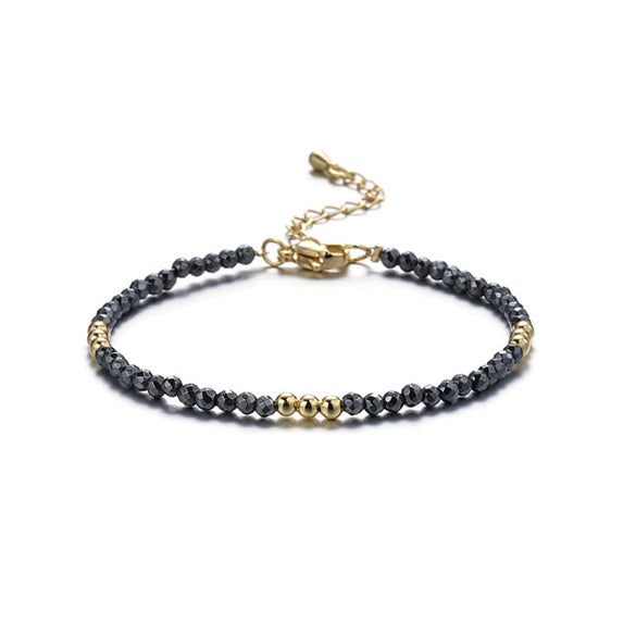 Hematite Beaded Bracelet