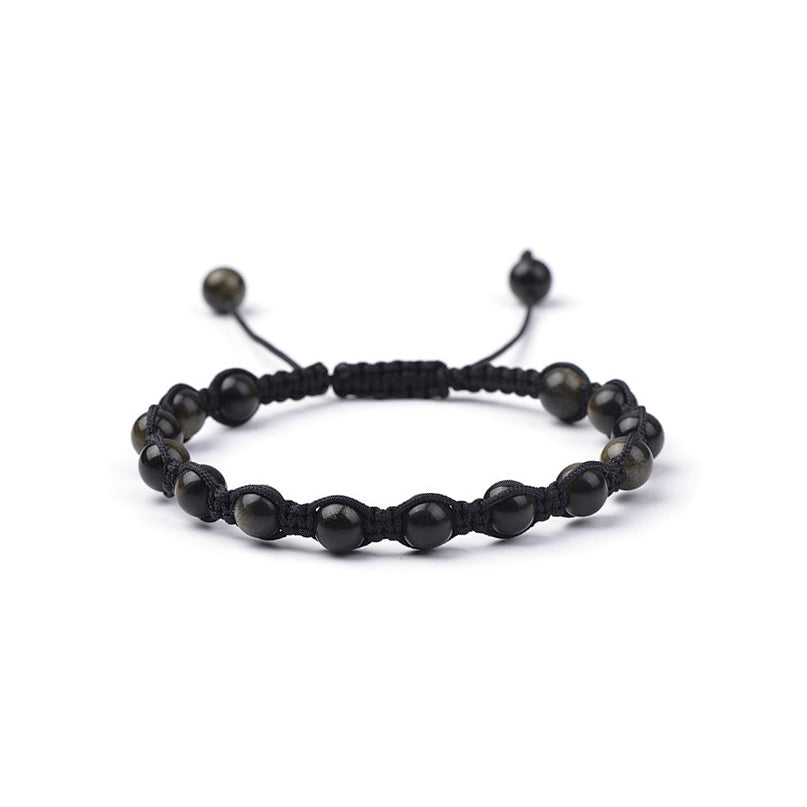 Rainbow Obsidian Unisex Bracelet