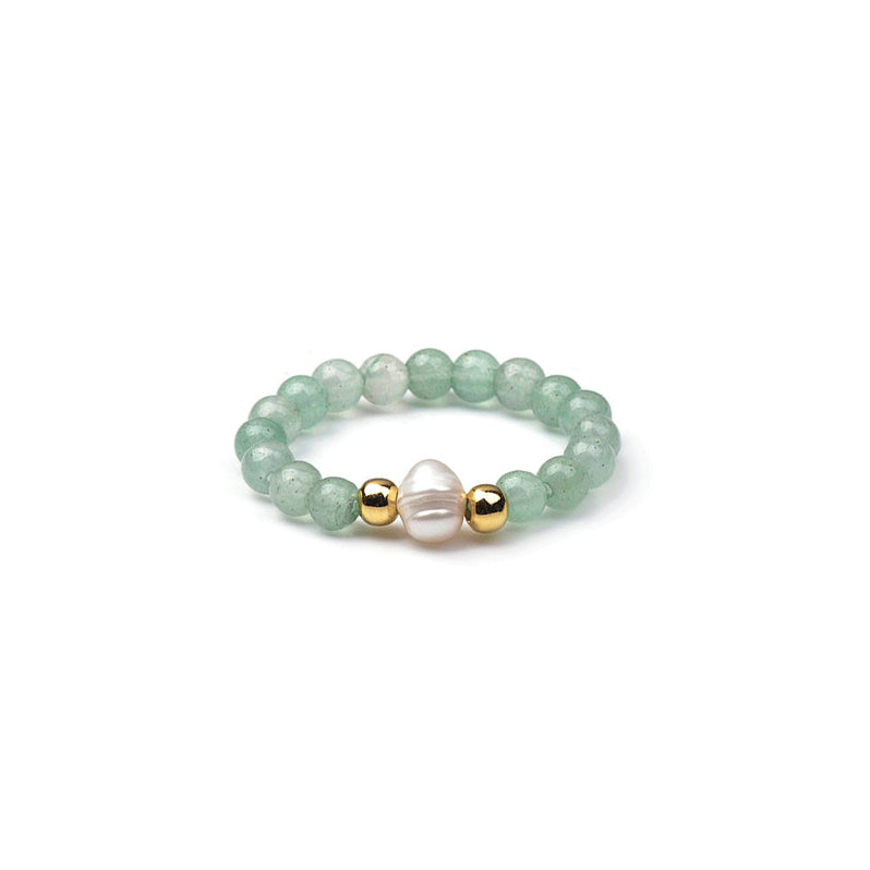 Stretch Ring - Green Aventurine