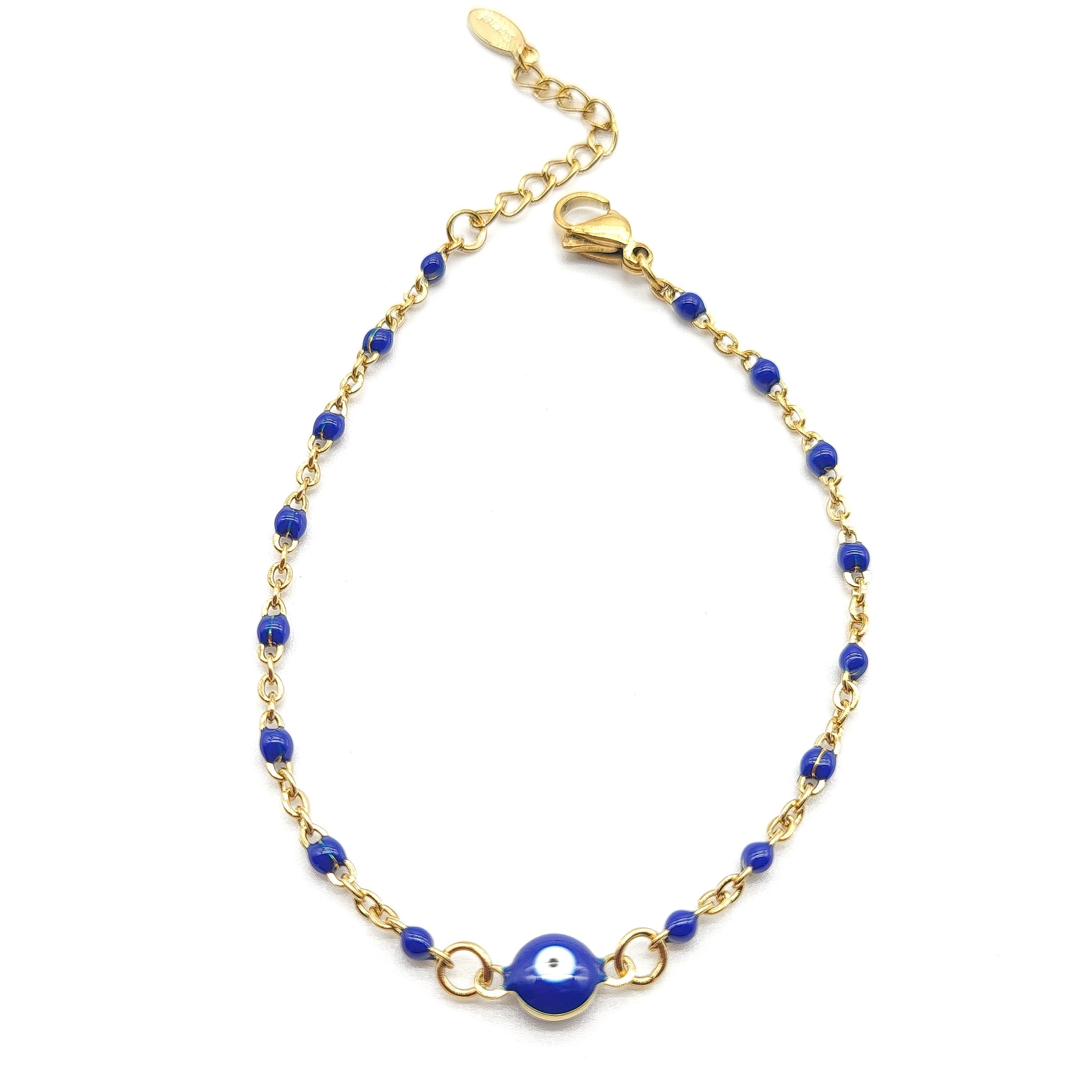 Stainless Steel Evil Eye Bracelet
