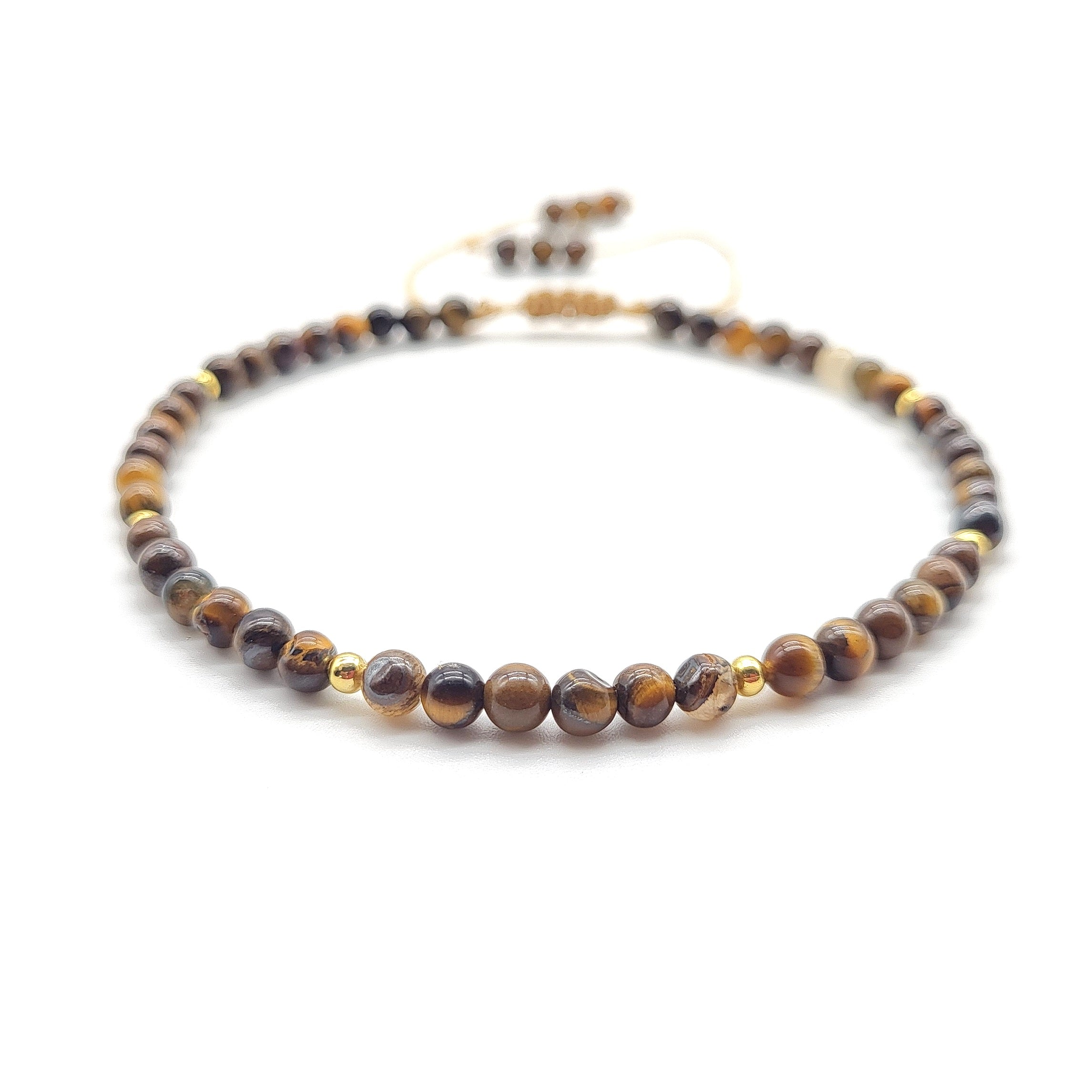 Gemstone Anklet - Tiger's Eye