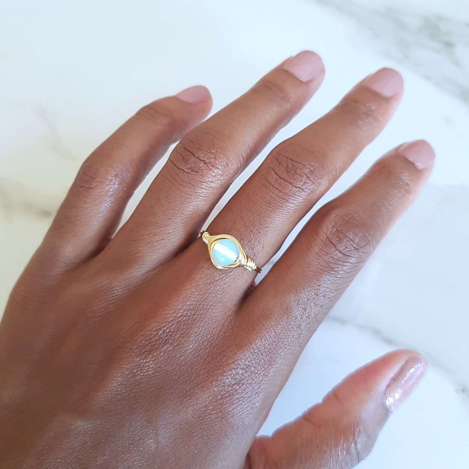 Moon Ring - Opalite