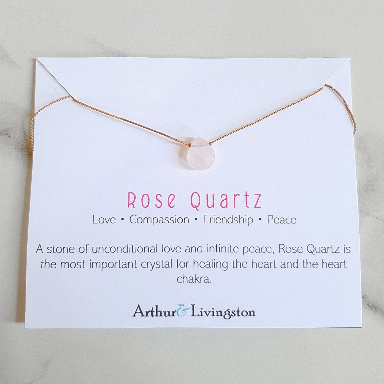 Nylon Dainty - Rose Quartz