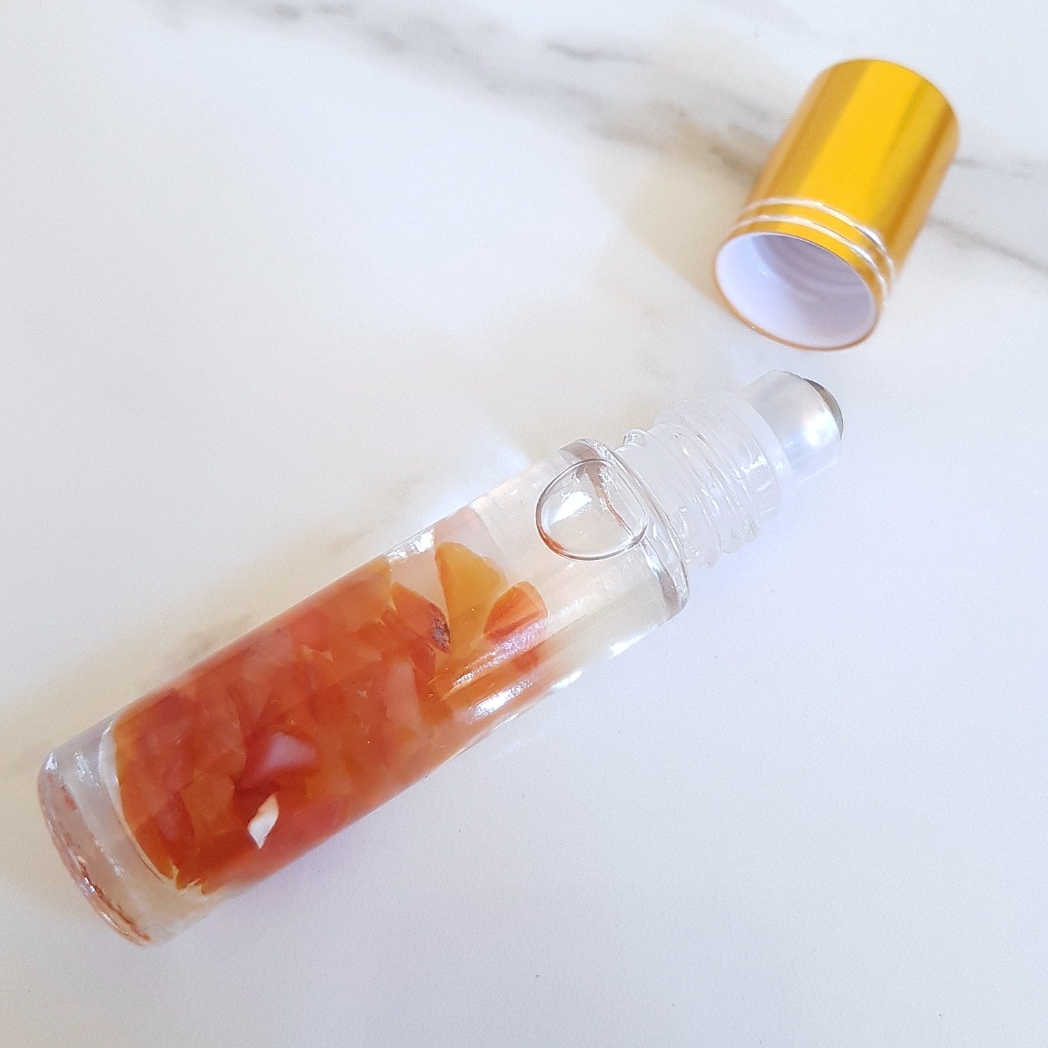 Gemstone Essential Oil Rollerball - Carnelian