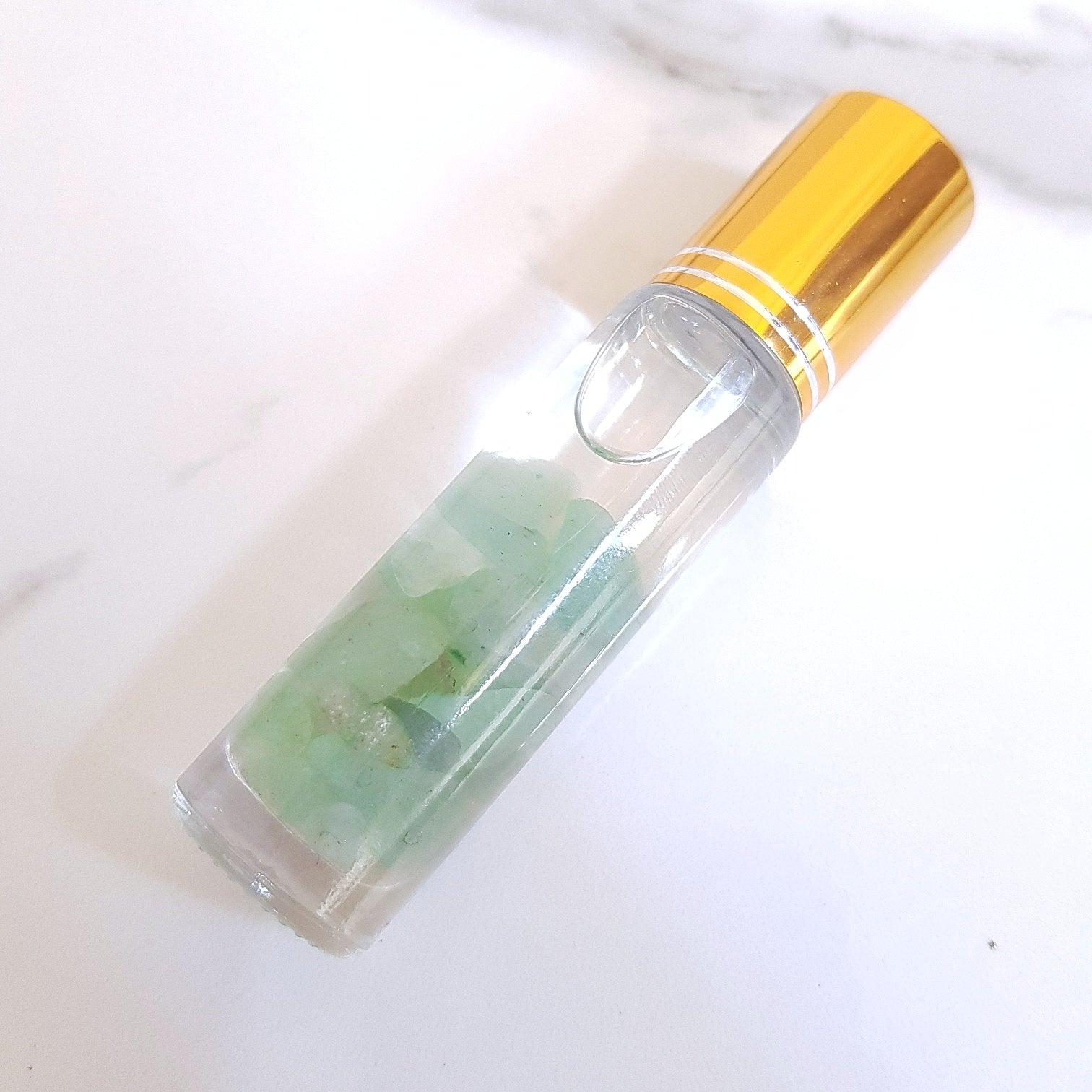 Gemstone Essential Oil Rollerball - Green Aventurine