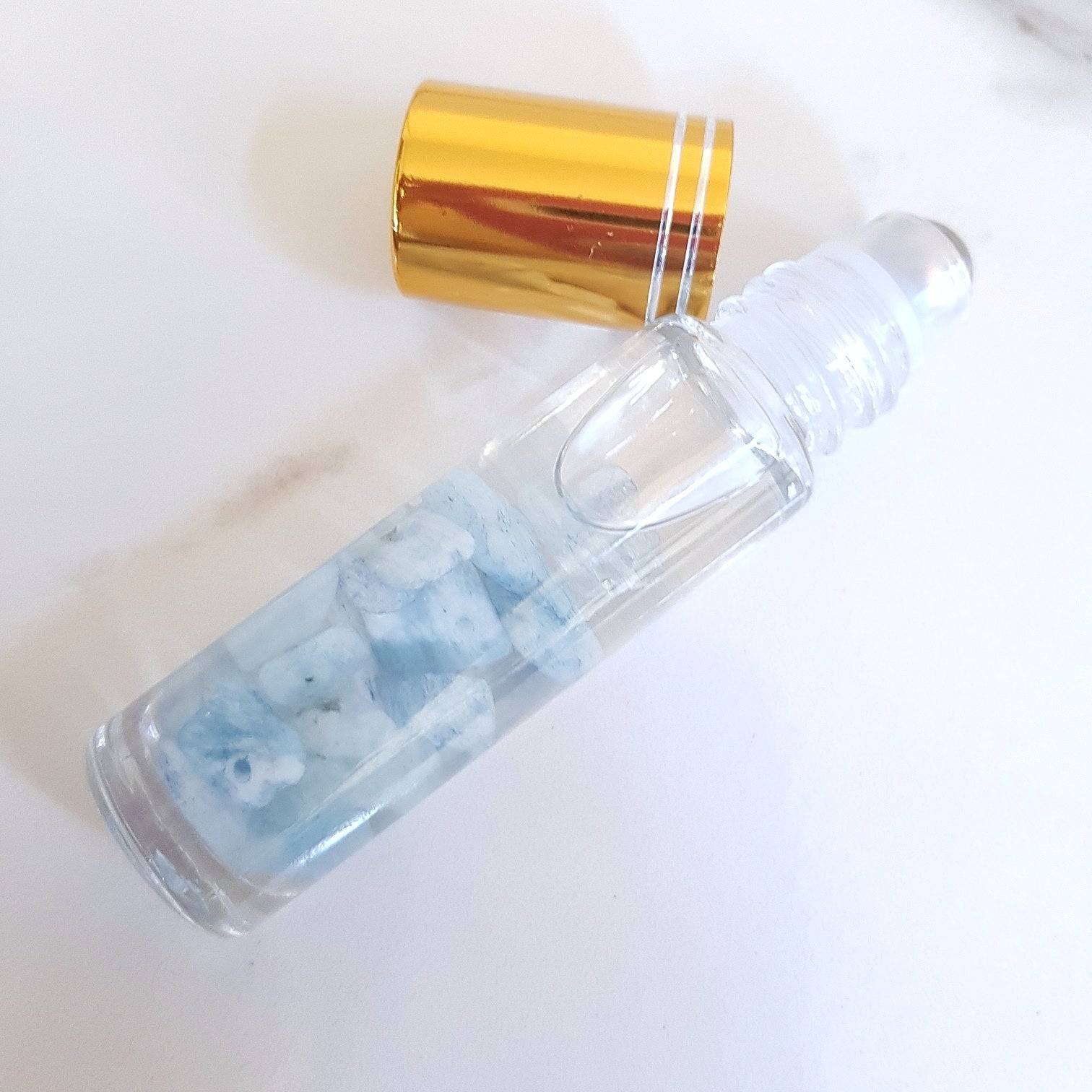Gemstone Essential Oil Rollerball - Aquamarine