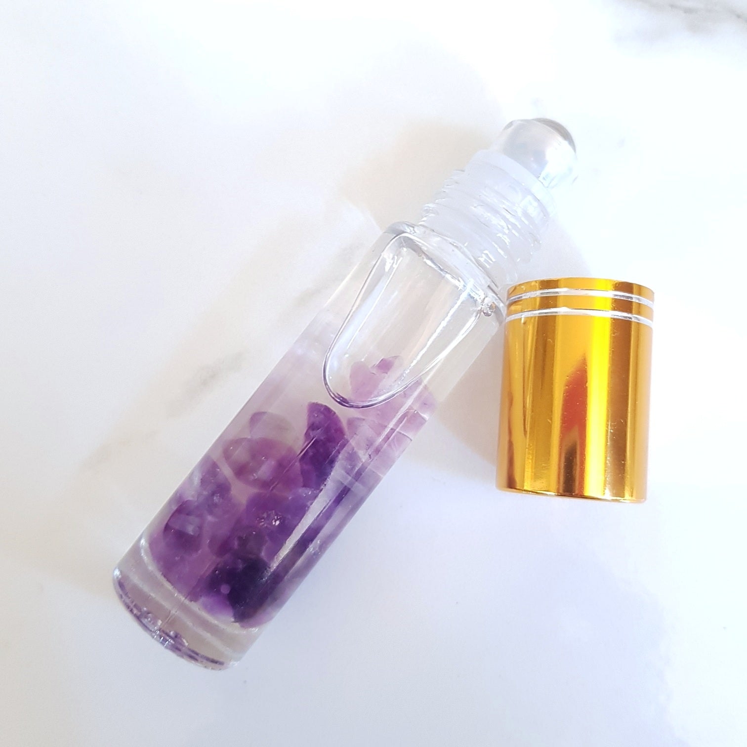 Gemstone Essential Oil Rollerball - Amethyst