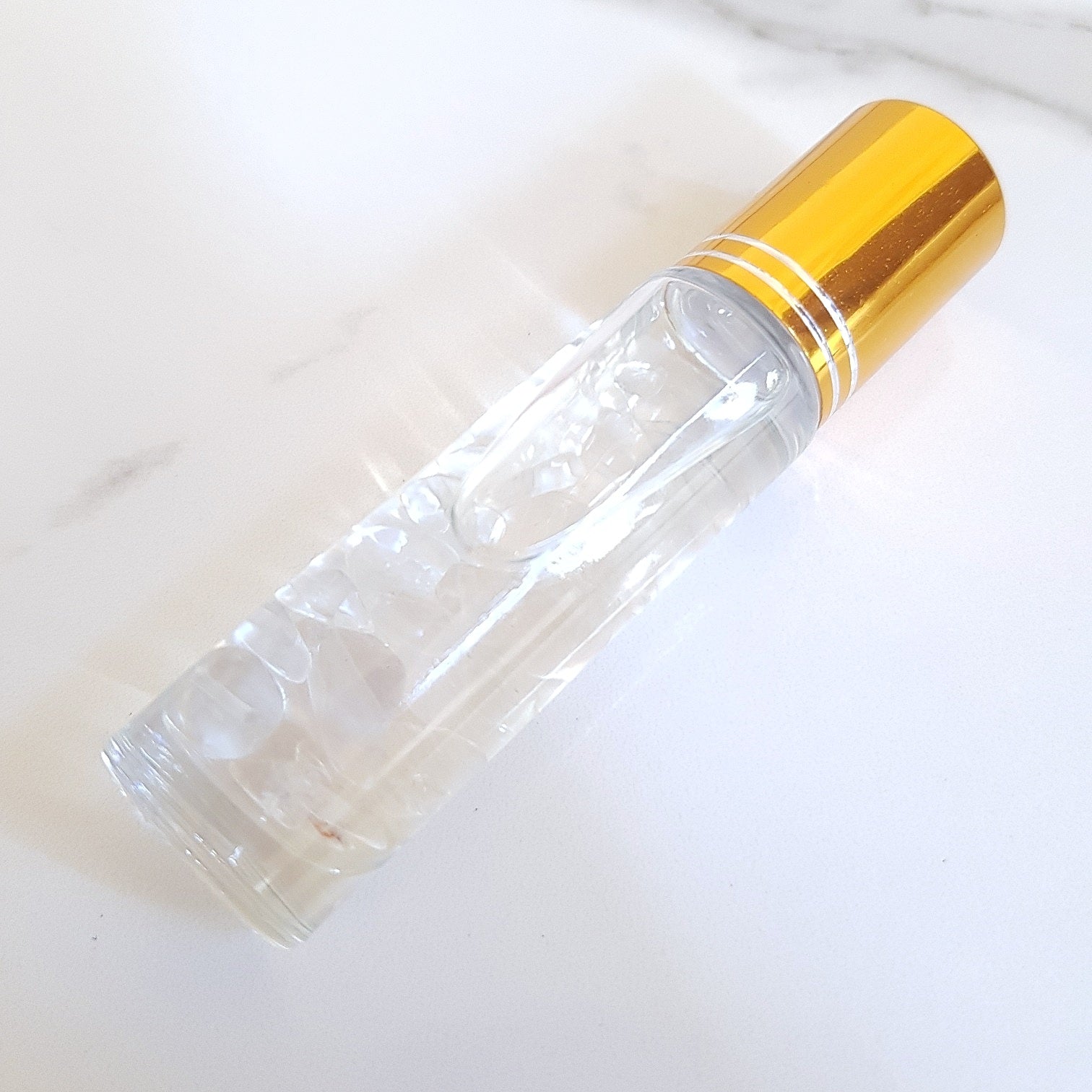 Gemstone Essential Oil Rollerball - Clear Quartz