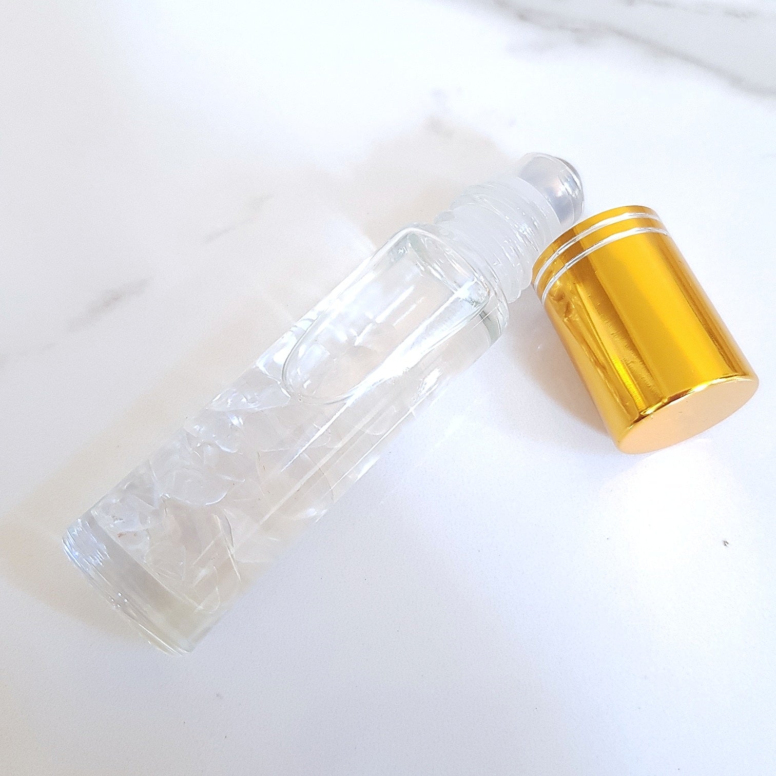 Gemstone Essential Oil Rollerball - Clear Quartz