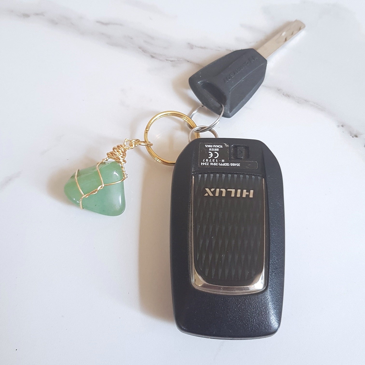 Gemstone Keyring - Green Aveturine