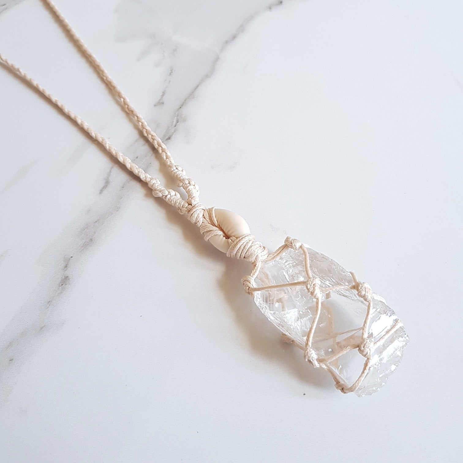 Goddess Necklace - Clear Quartz