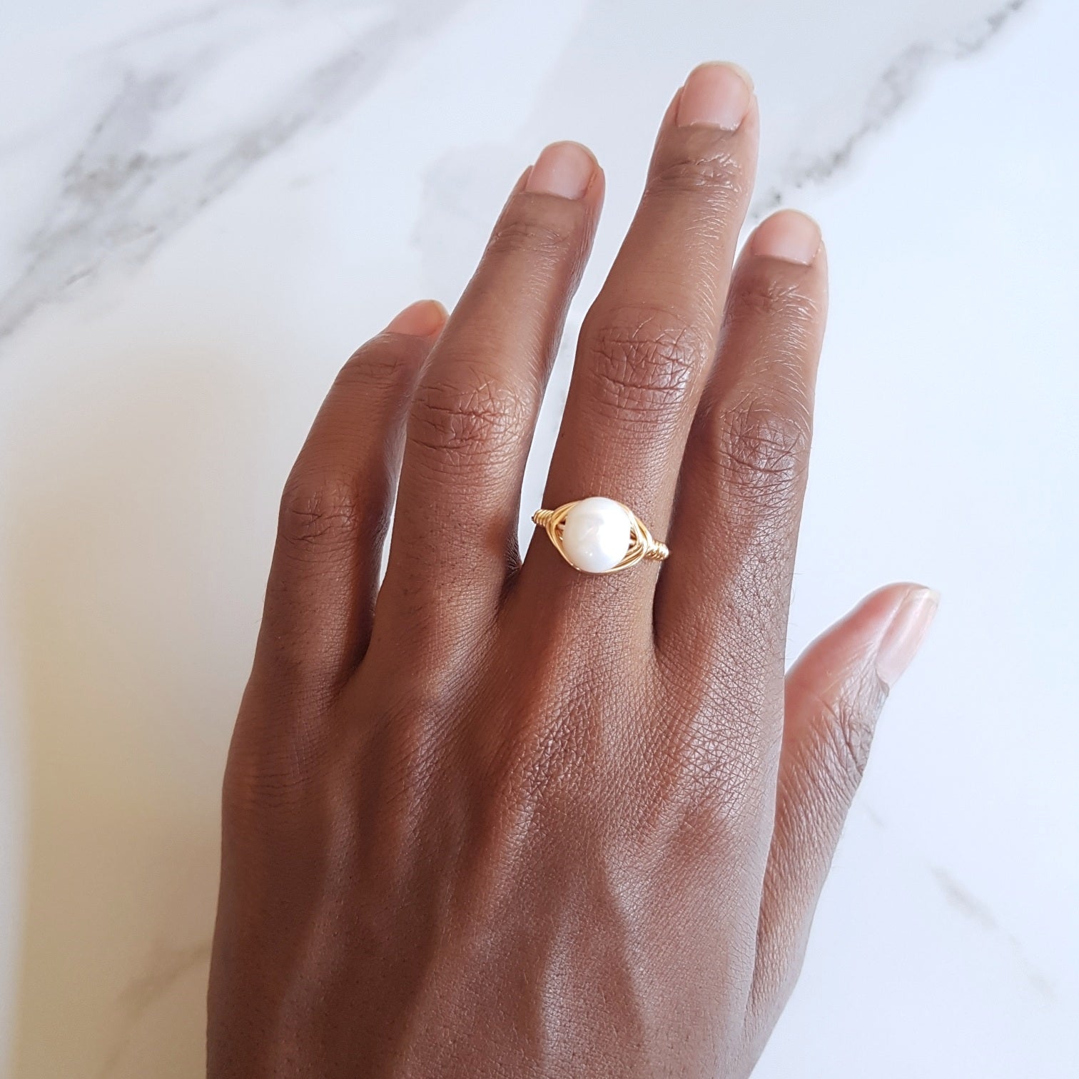 Love Ring- Pearl