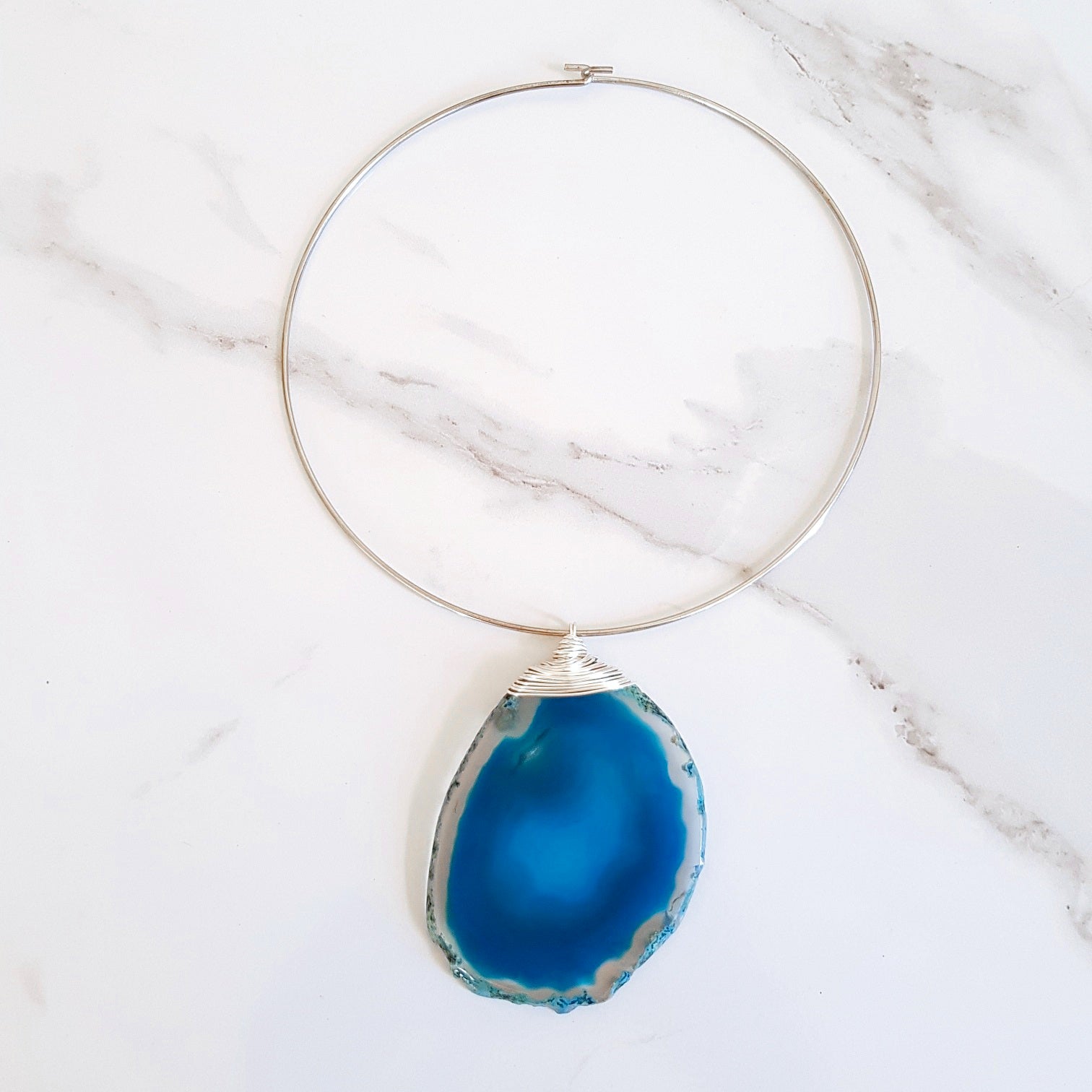 St. James Choker - Blue Agate