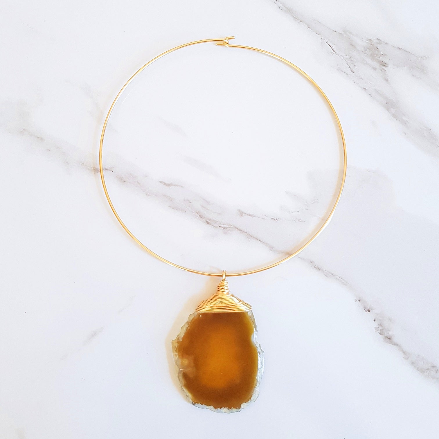 St. James Choker - Yellow Agate