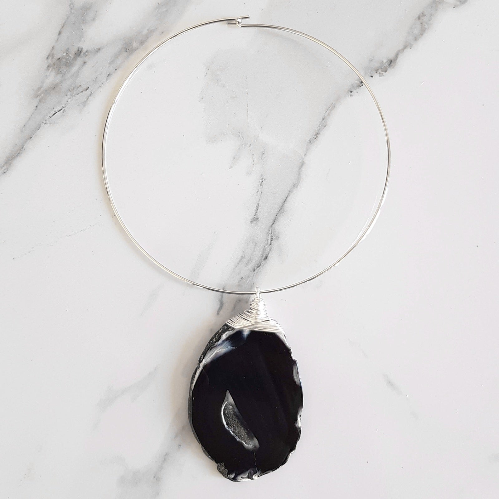 St. James Choker - Black Agate