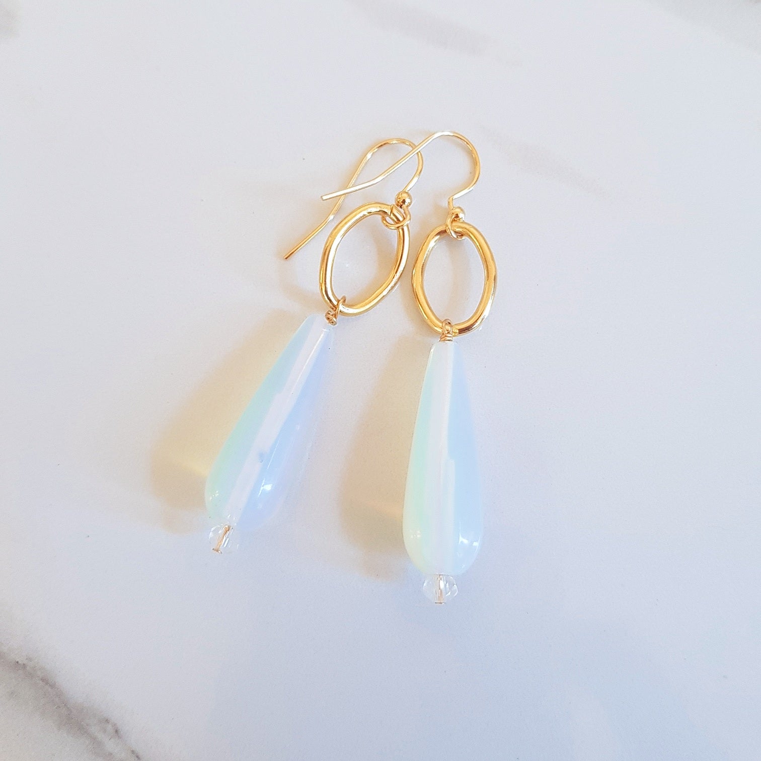 Lucy Earrings- Opalite (OAK)
