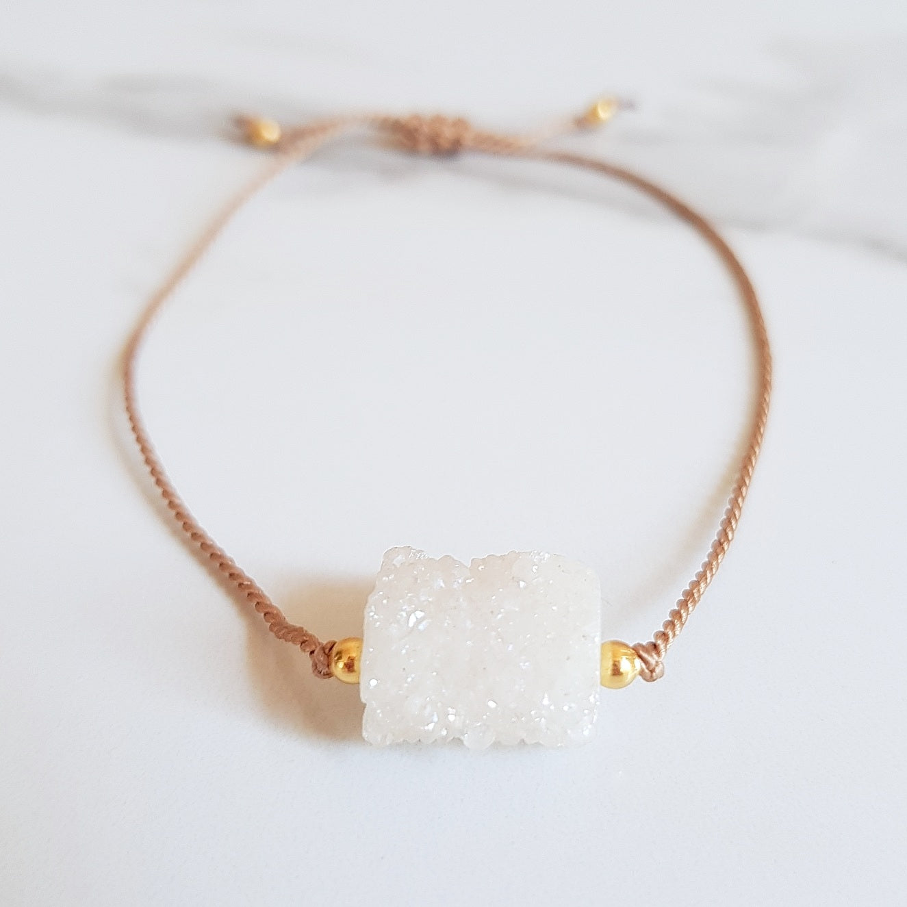 Nylon Bracelet - Druzy