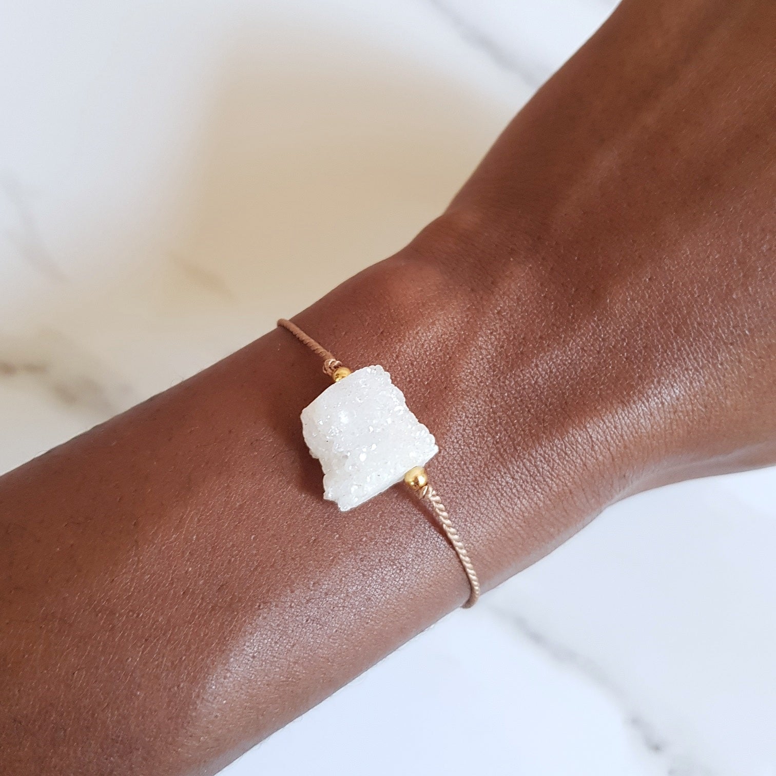 Nylon Bracelet - Druzy