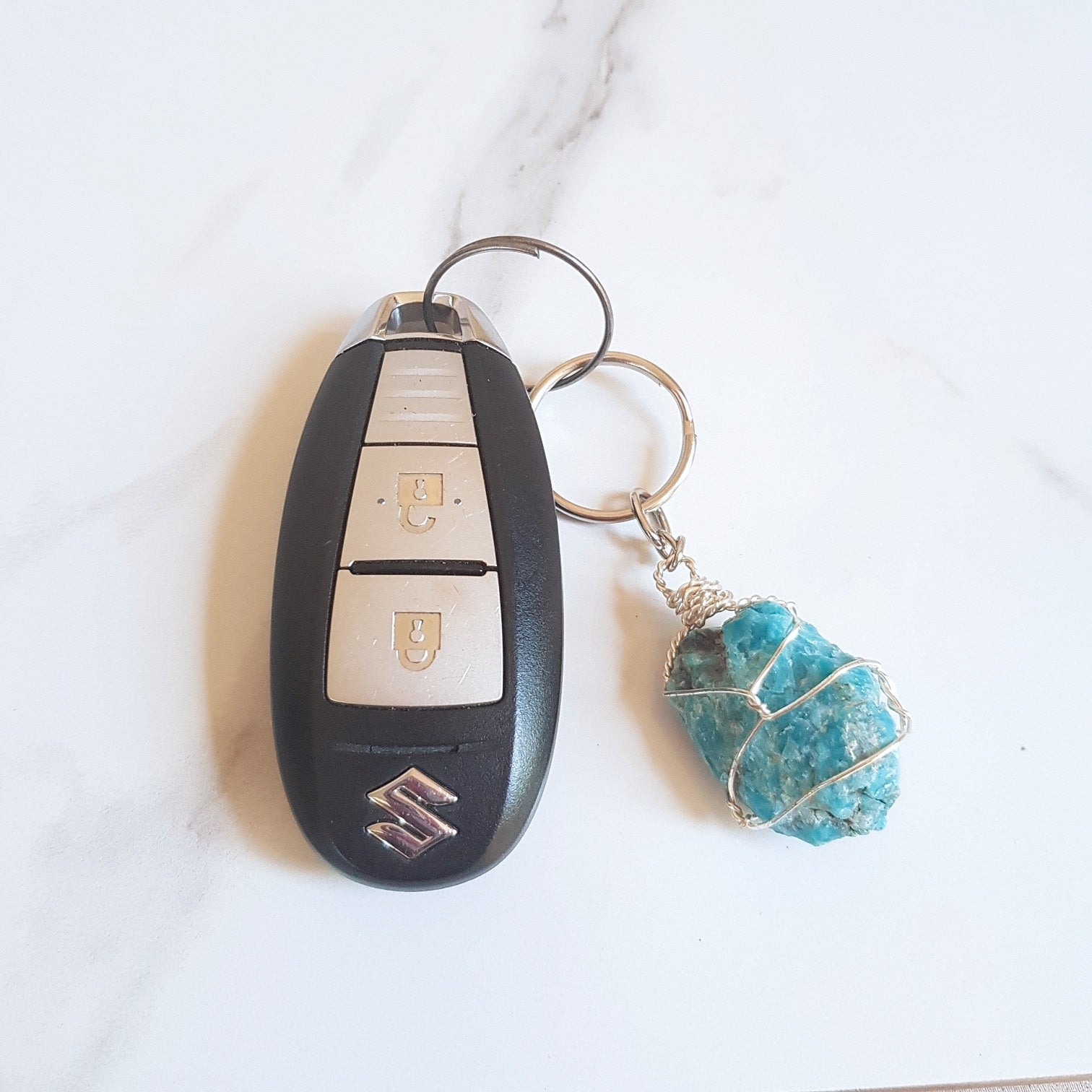 Gemstone Keyring - Apatite