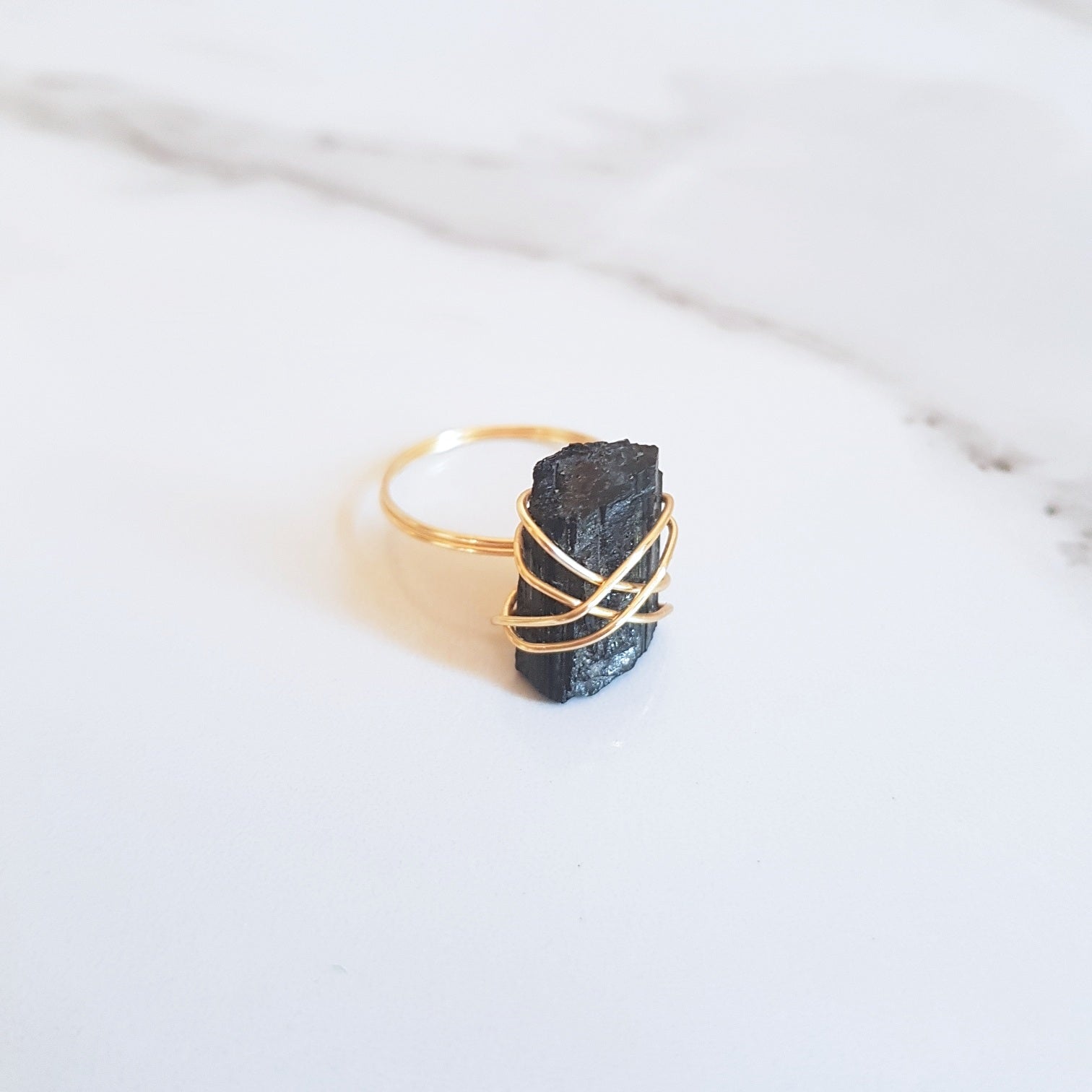 Protect Ring- Black Tourmaline