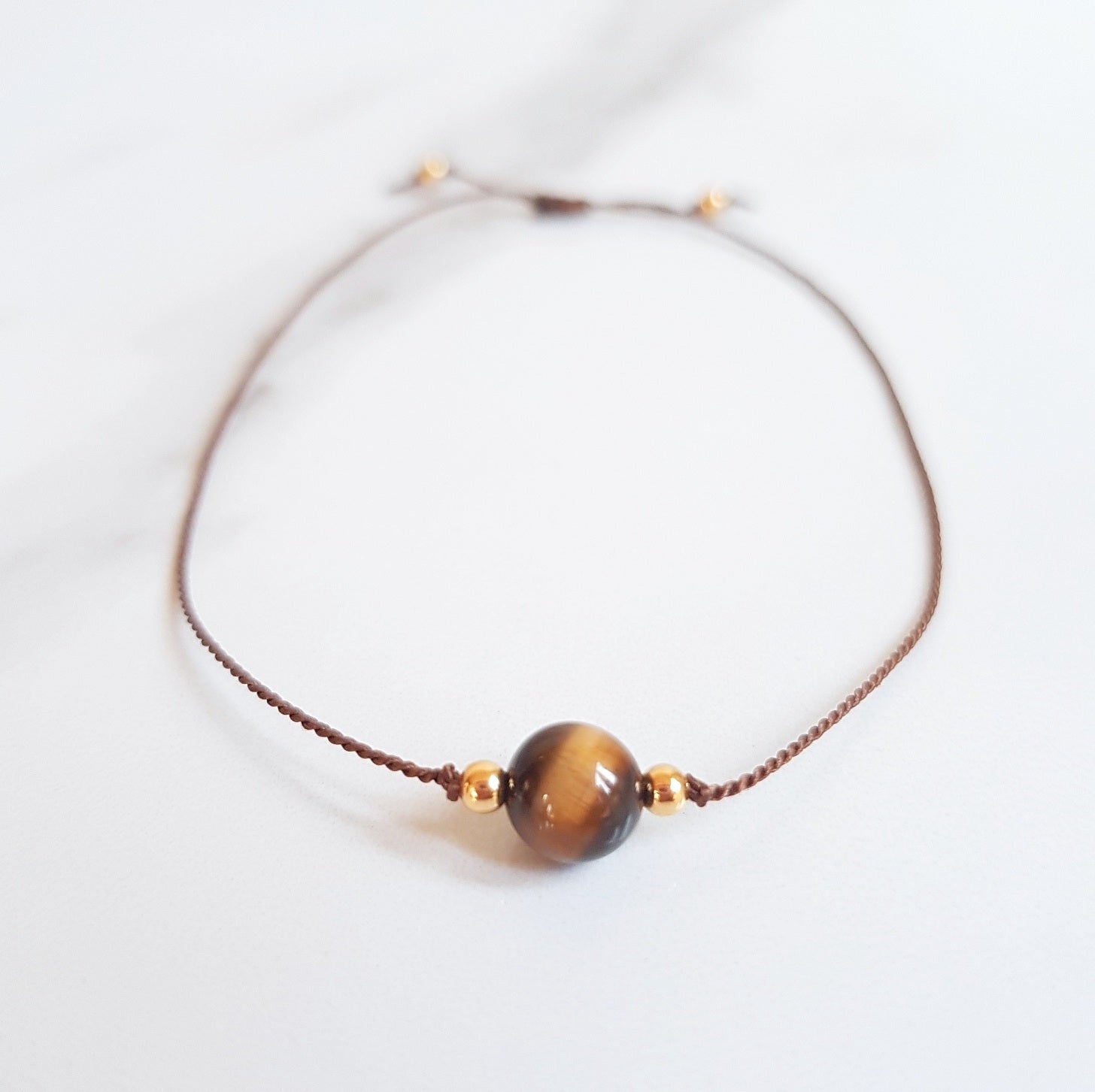 Nylon Bracelet  - Tiger's Eye