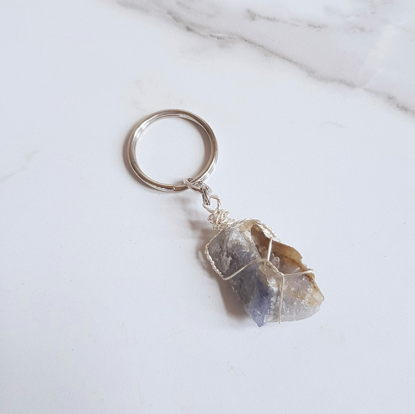 Gemstone Keyring - Agate