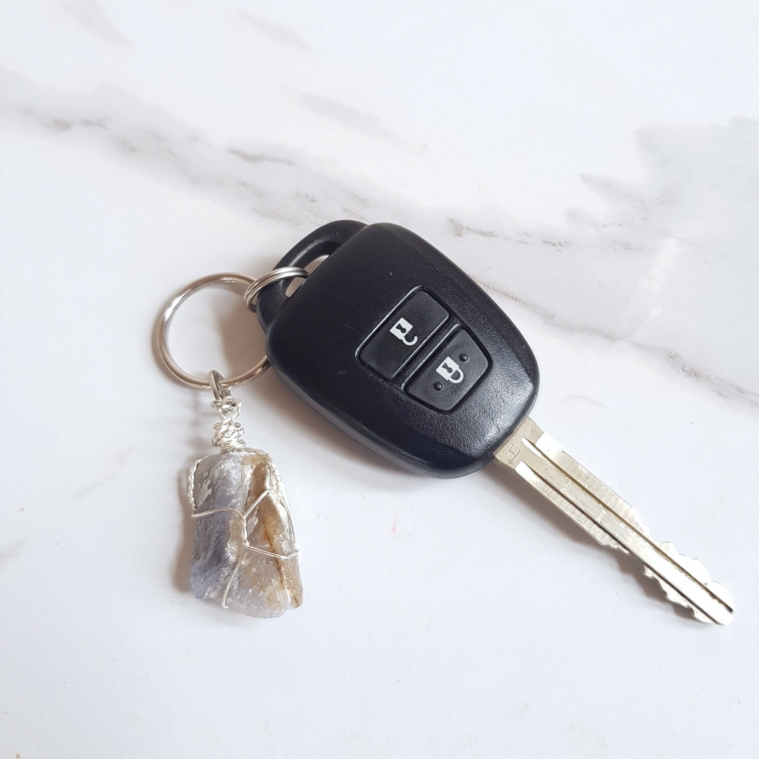 Gemstone Keyring - Agate