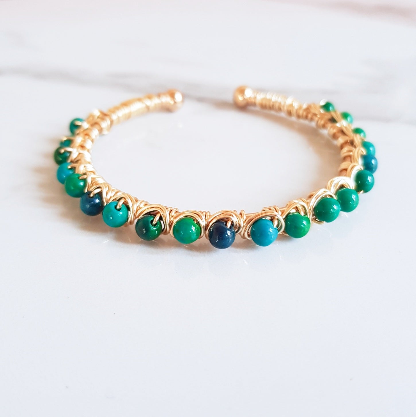 Crown Cuff- Chrysocolla
