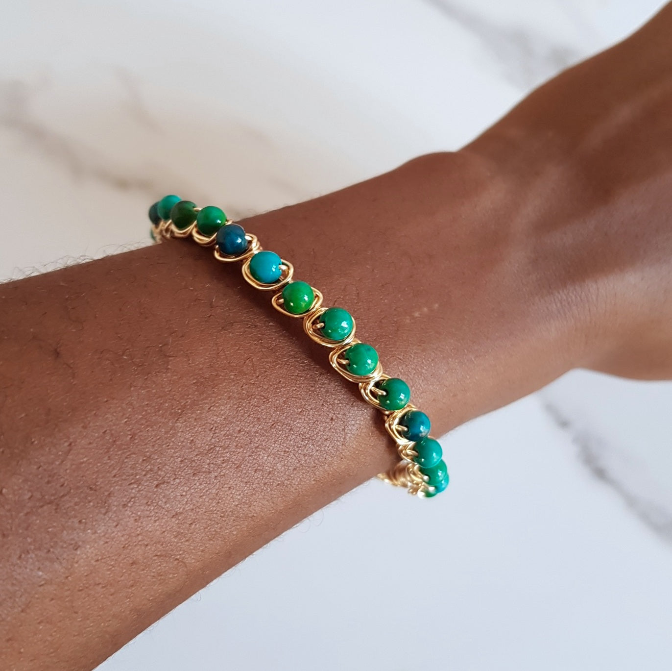 Crown Cuff- Chrysocolla
