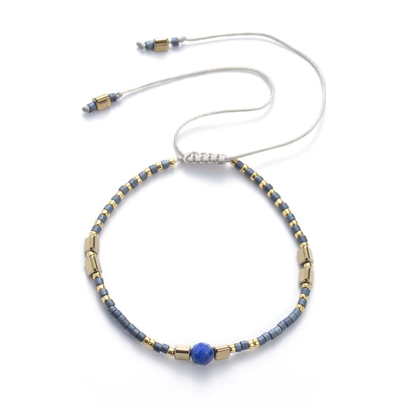 Lapis String Bracelet