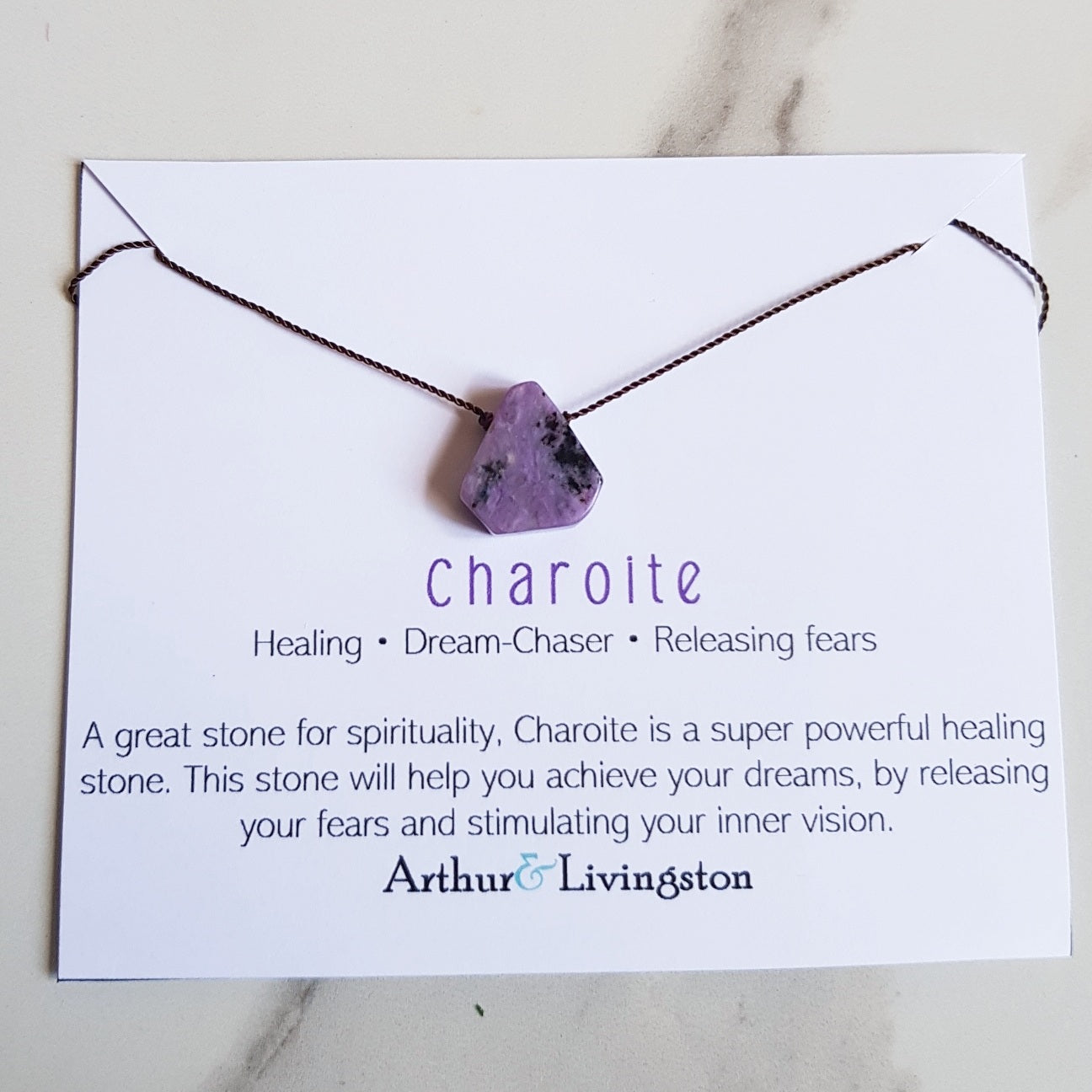 Nylon Dainty - Charoite