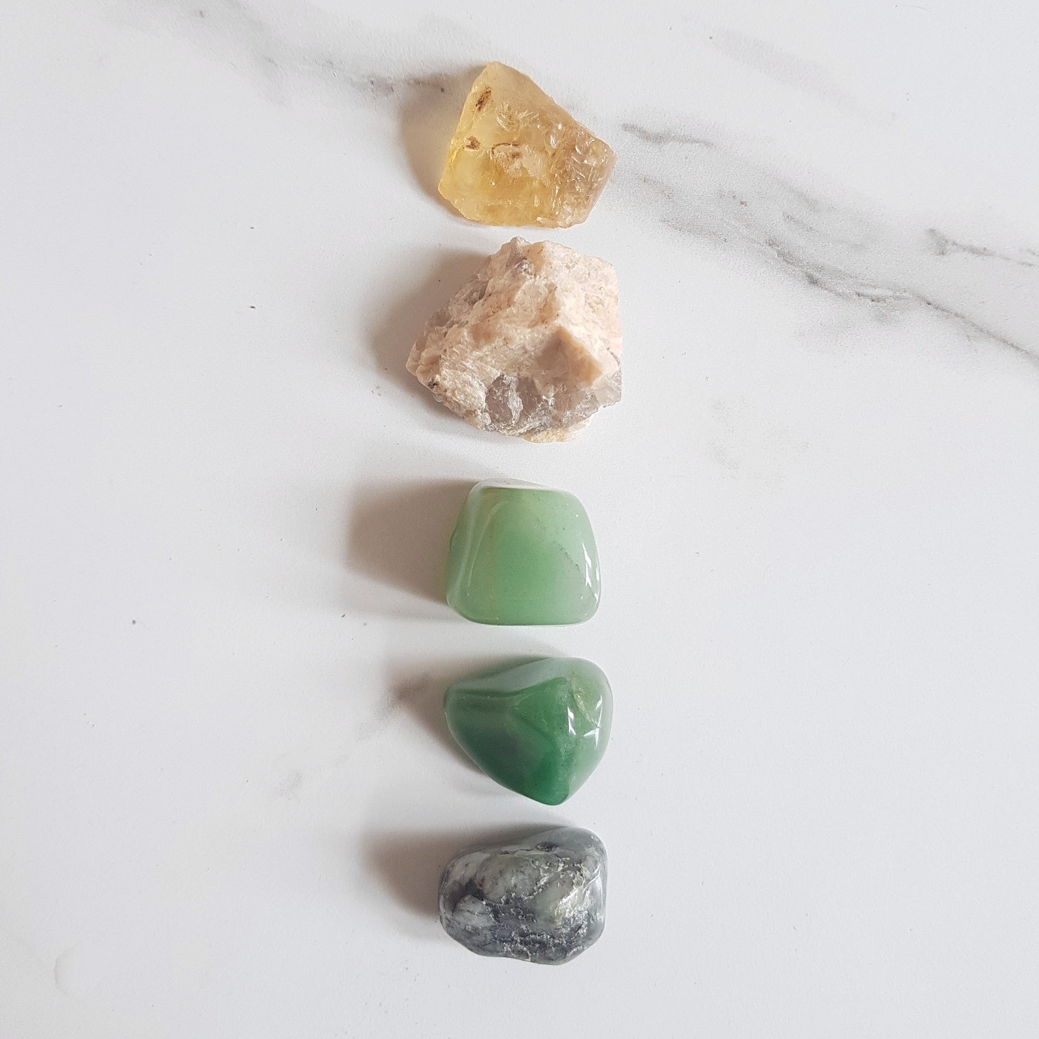 CRYSTAL SET - PROSPERITY & ABUNDANCE (OAK)