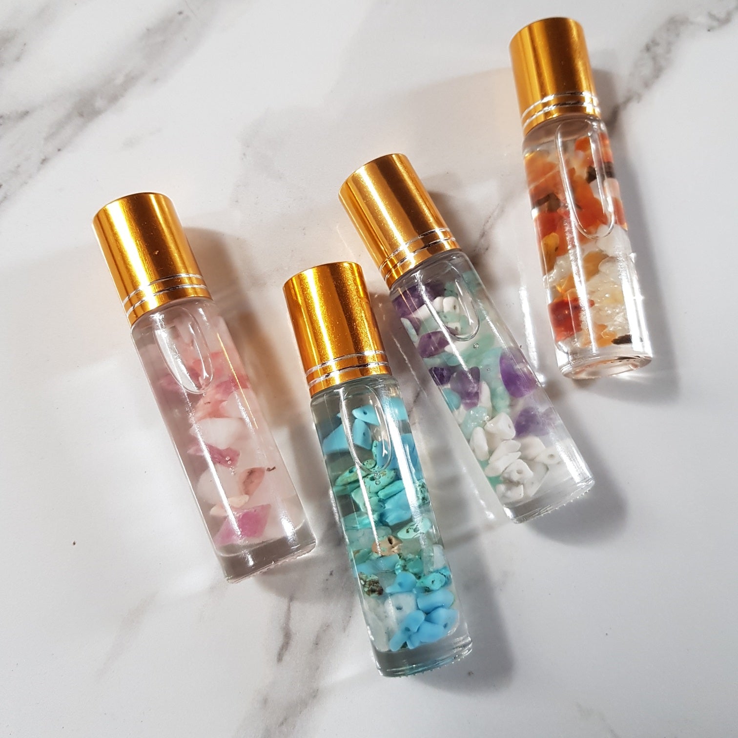 Gemstone Essential Oil Rollerball - Love Mix