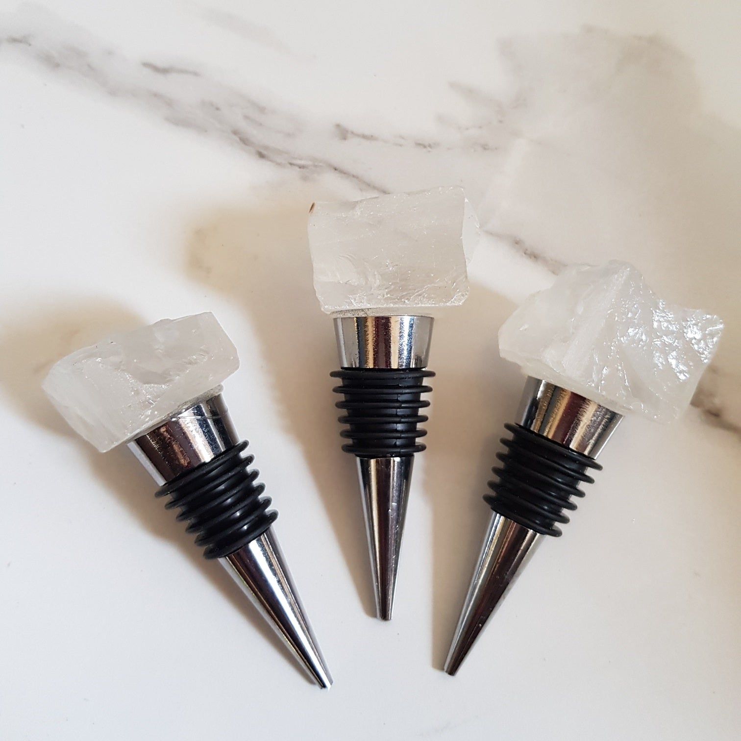 Clear Quartz Wine Stopper (Rough)