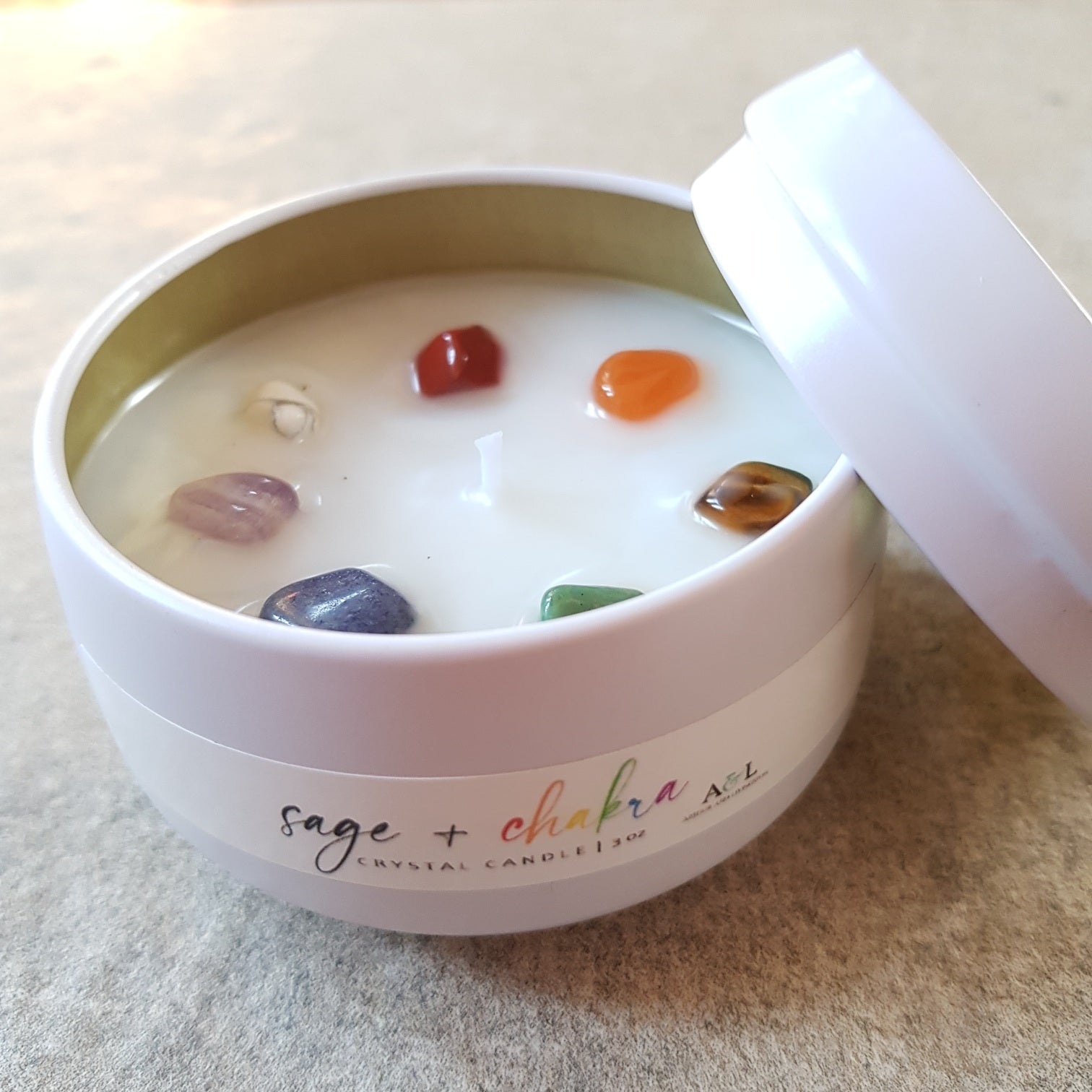 Sage & Chakra Mini Candle
