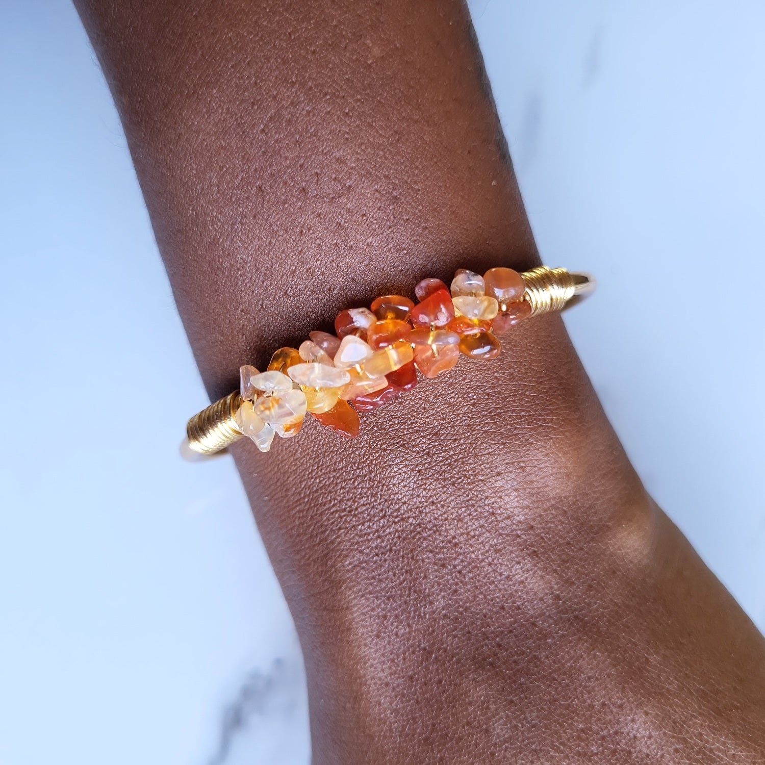 Mermaid Cuff- Carnelian